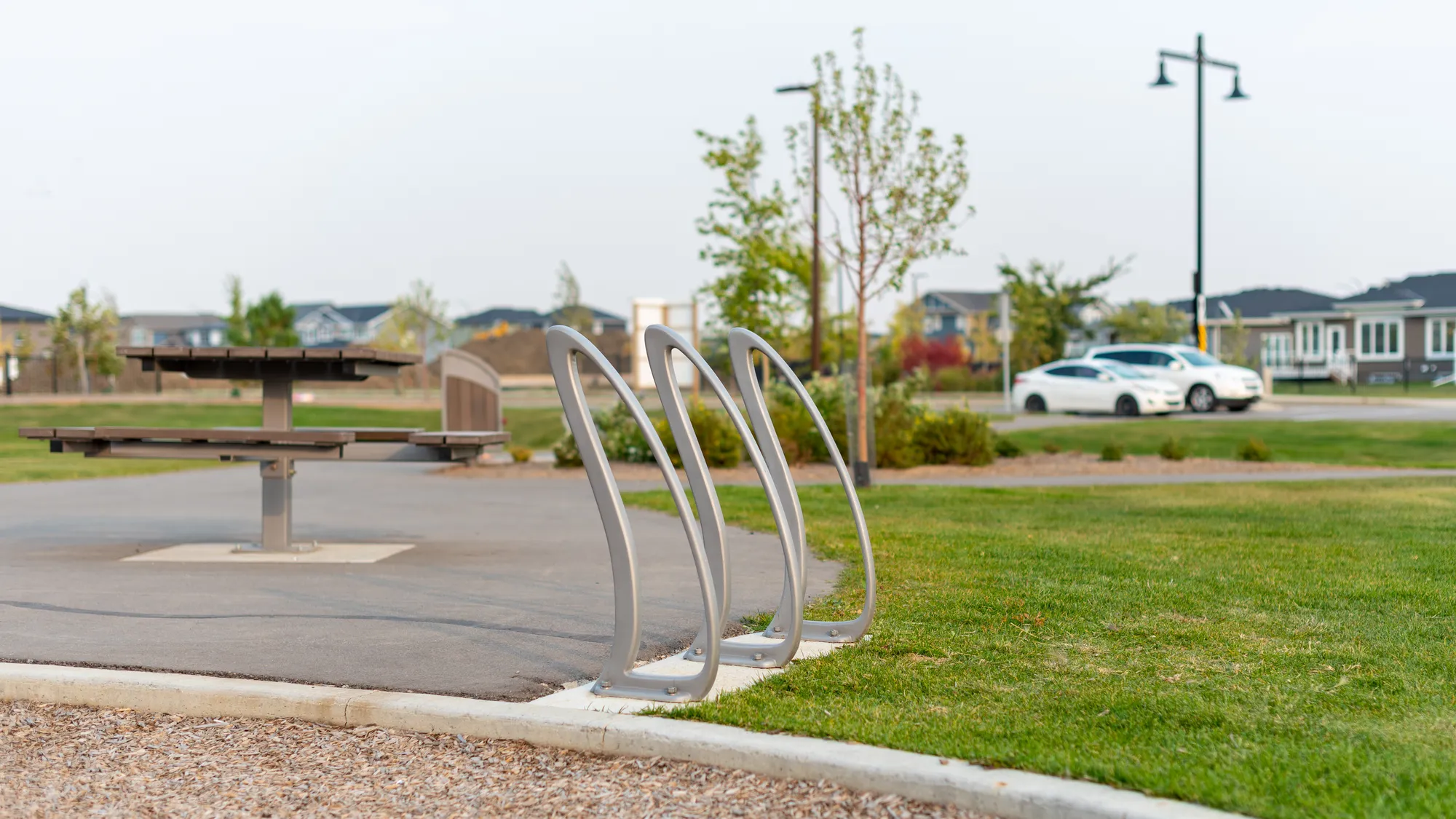 Wishbone TENAJ 2 Space Bike Racks at Brighton Neighbourhood in S