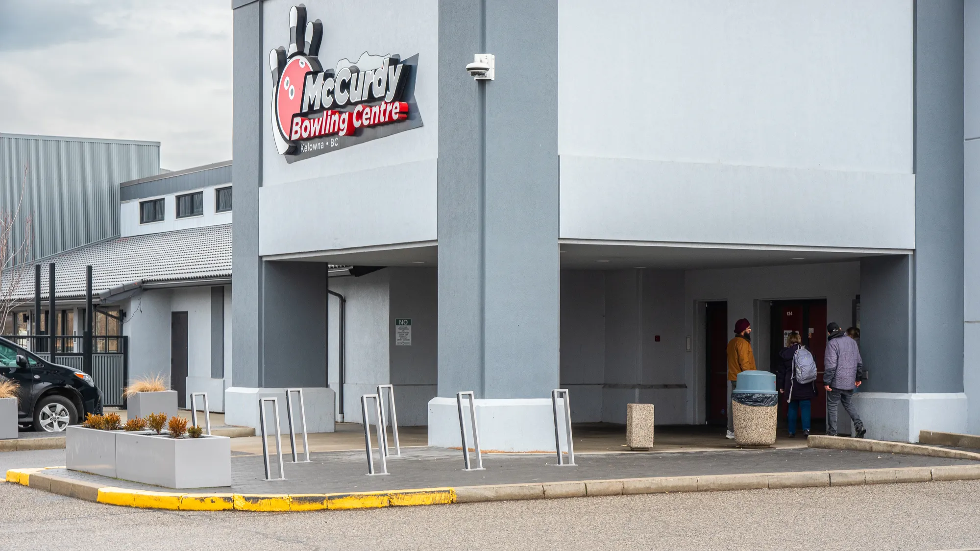 Urban Form 2 Space Bike Racks at McCurdy Bowling Centre in Kelow