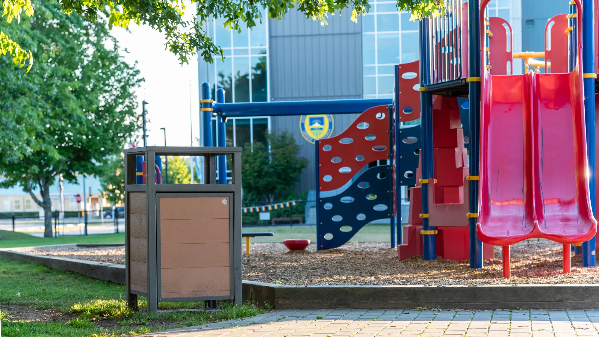 Urban Form Easy Access Waste Receptacle at Southpointe Academy i