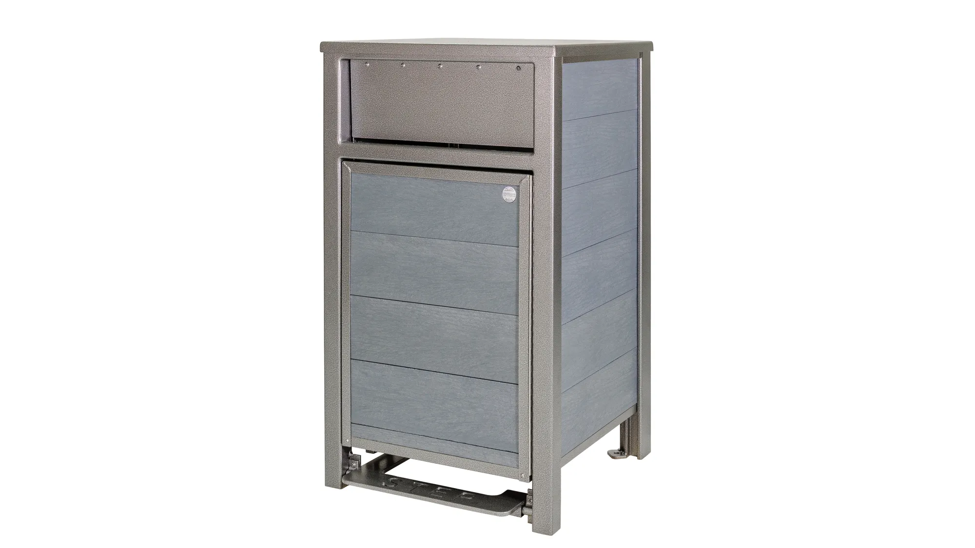 Wishbone Commercial Urban form Waste Receptacle with Optional Ha