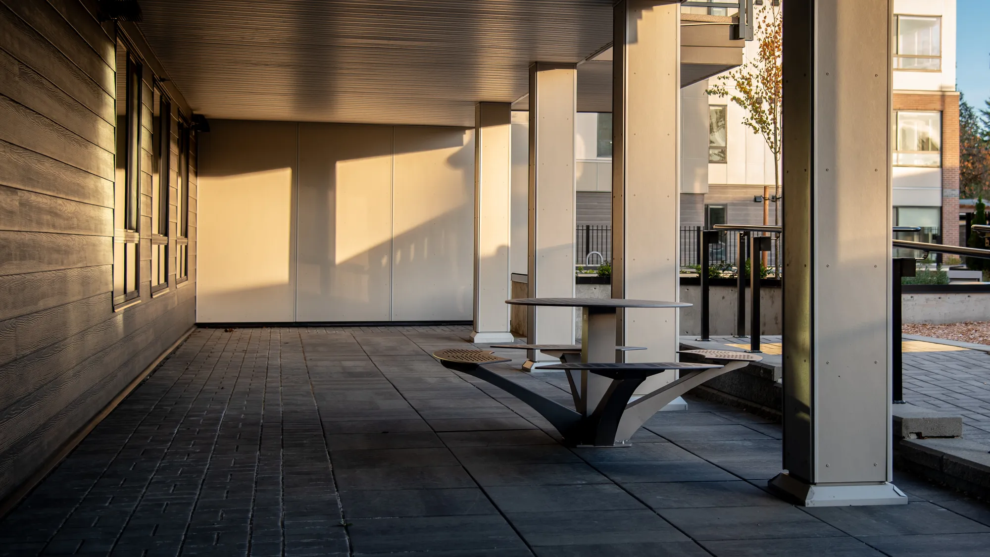 Urban Space Picnic Table at JEM Condo's in Abbotsford BC