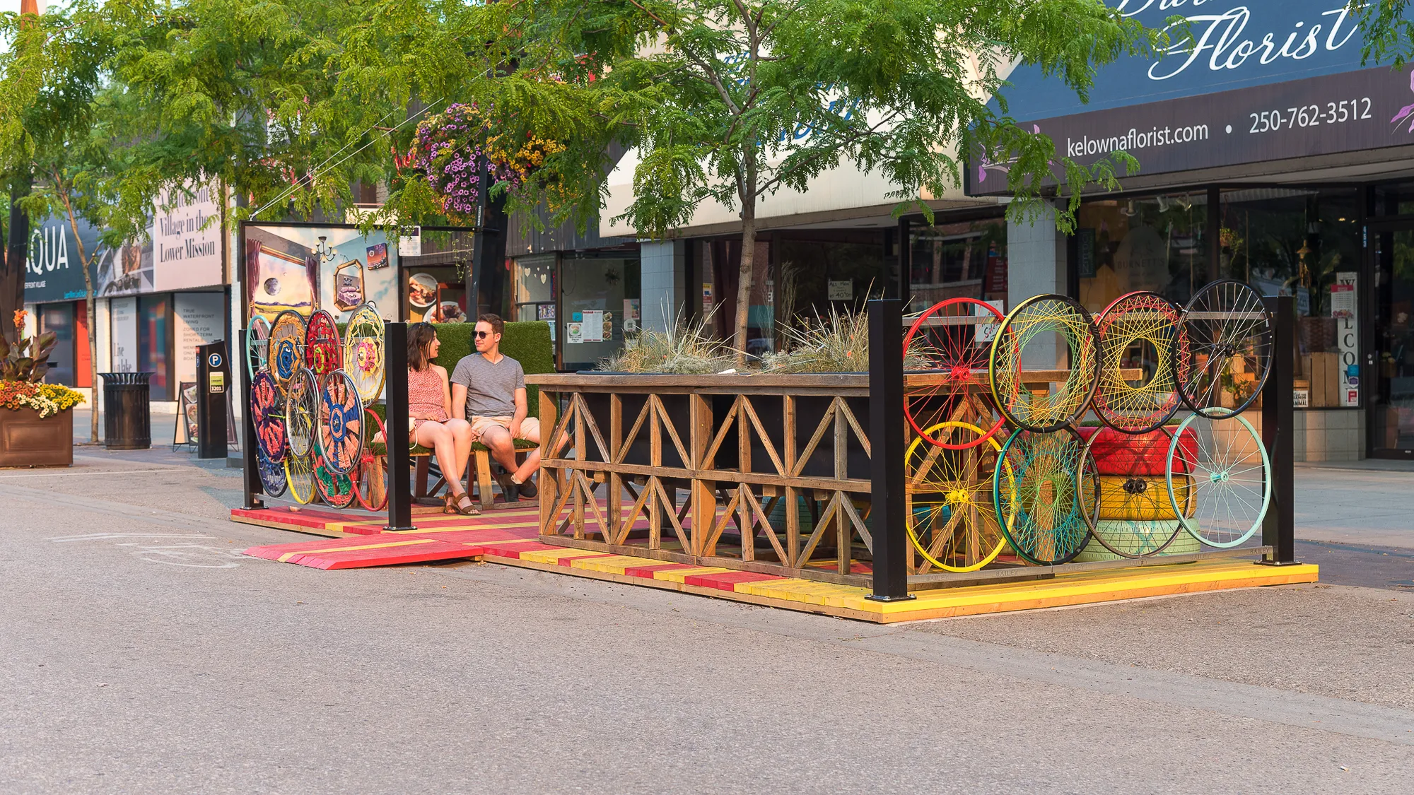 Urban Systems Parklet Kelowna Side View 1