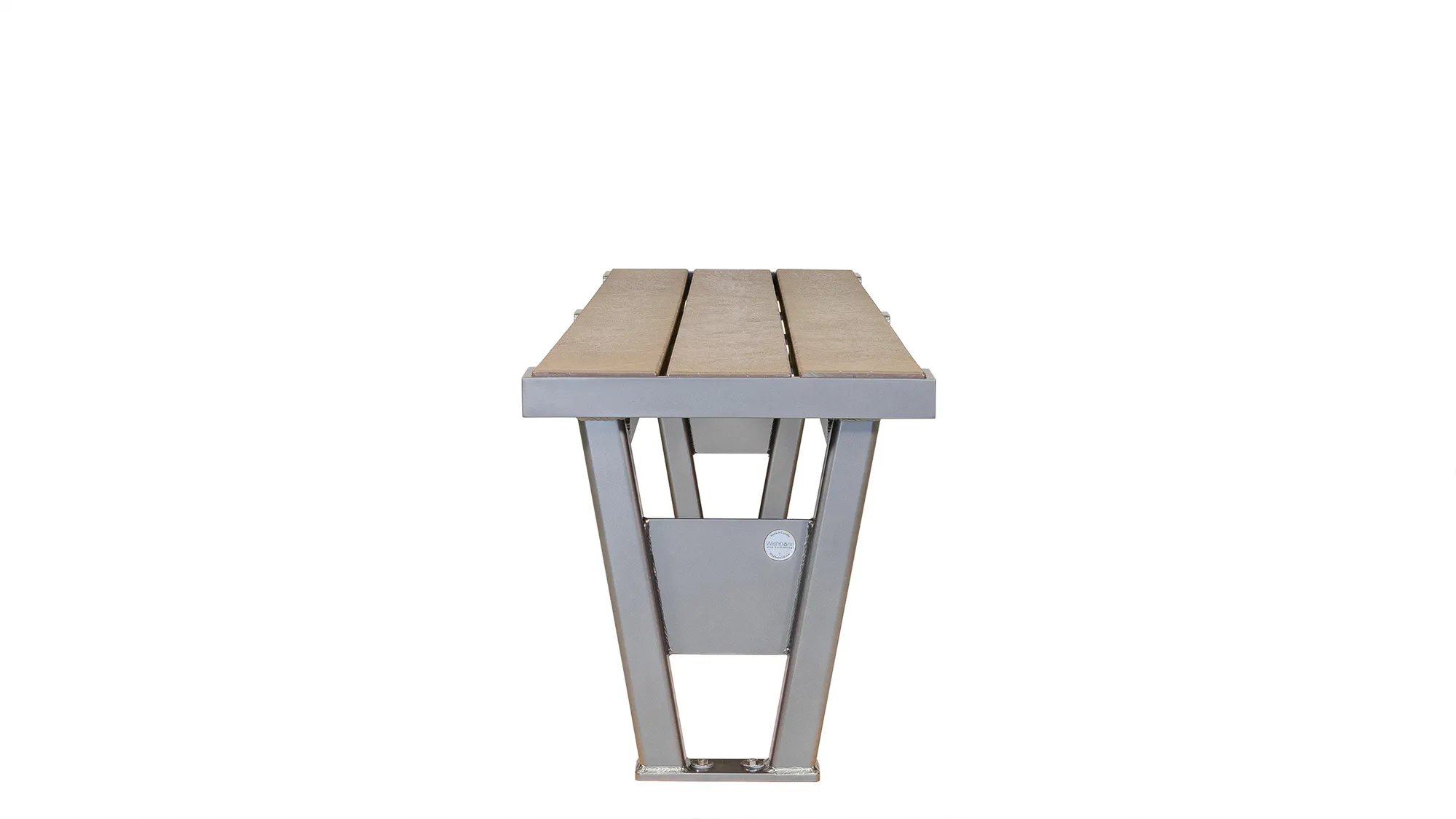 Wishbone Vincent Backless Bench Side View