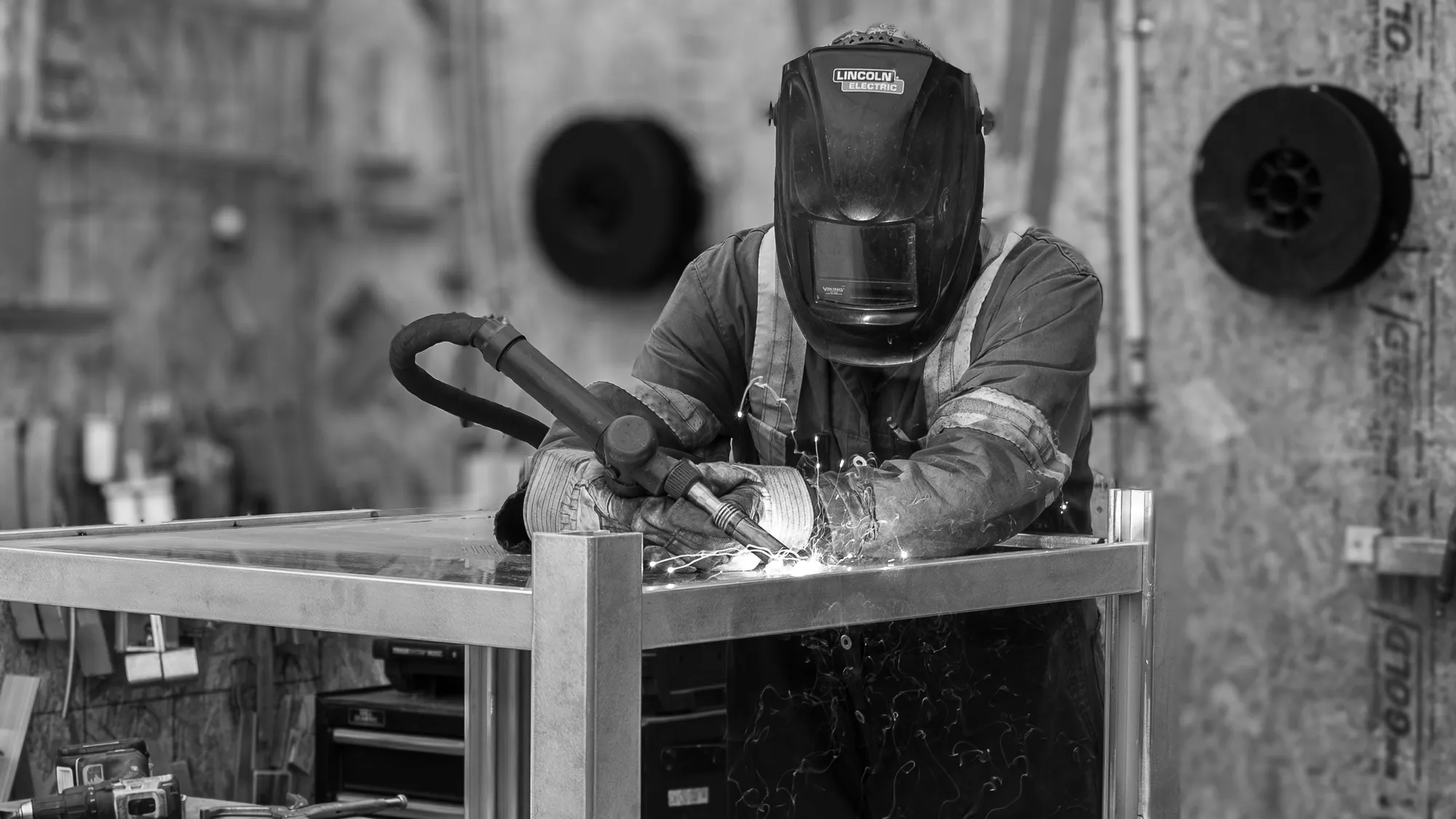 Welding a Urban Form Planter at Wellington