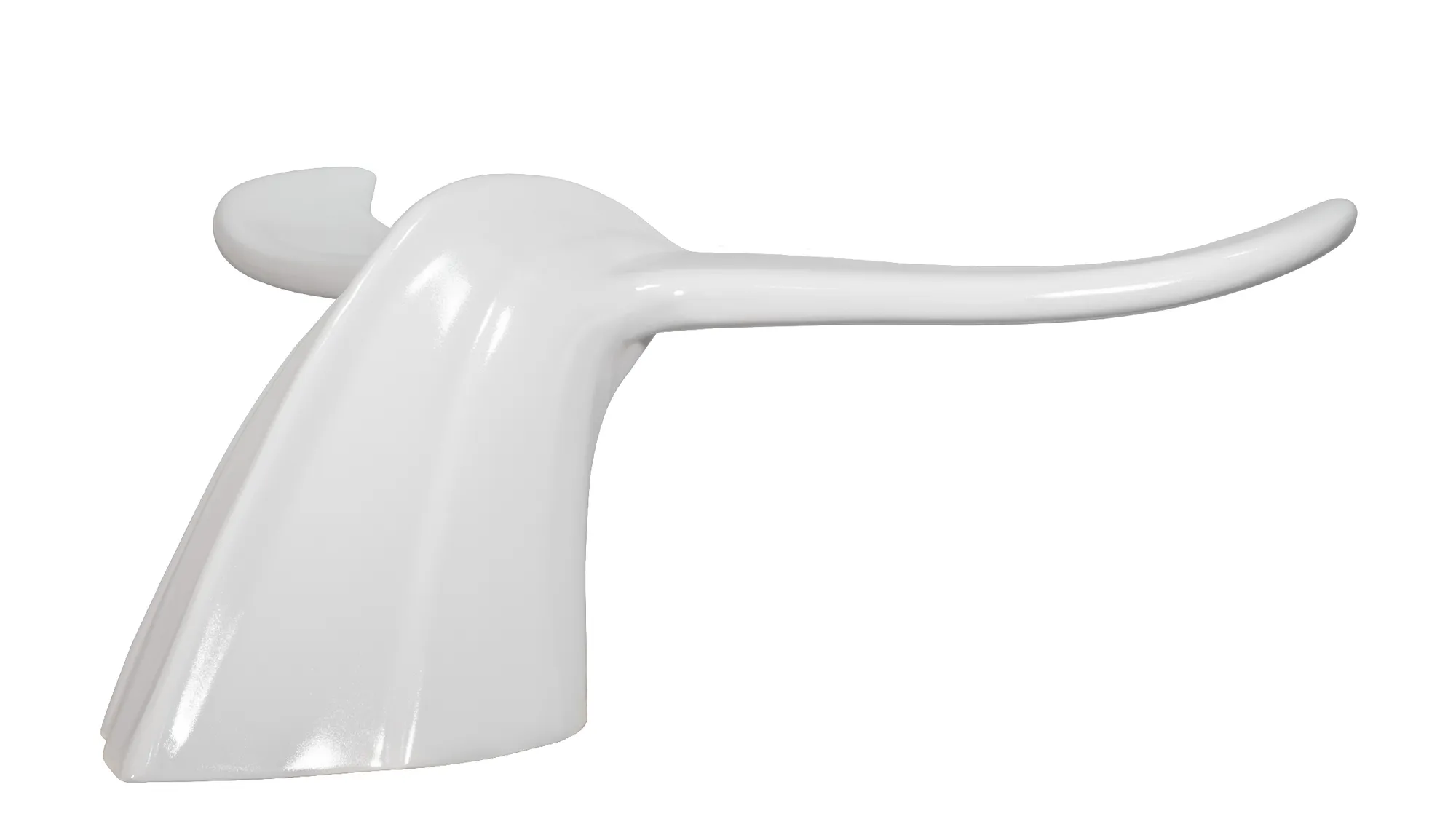 Wishbone Whale Tail Seat in Textured White