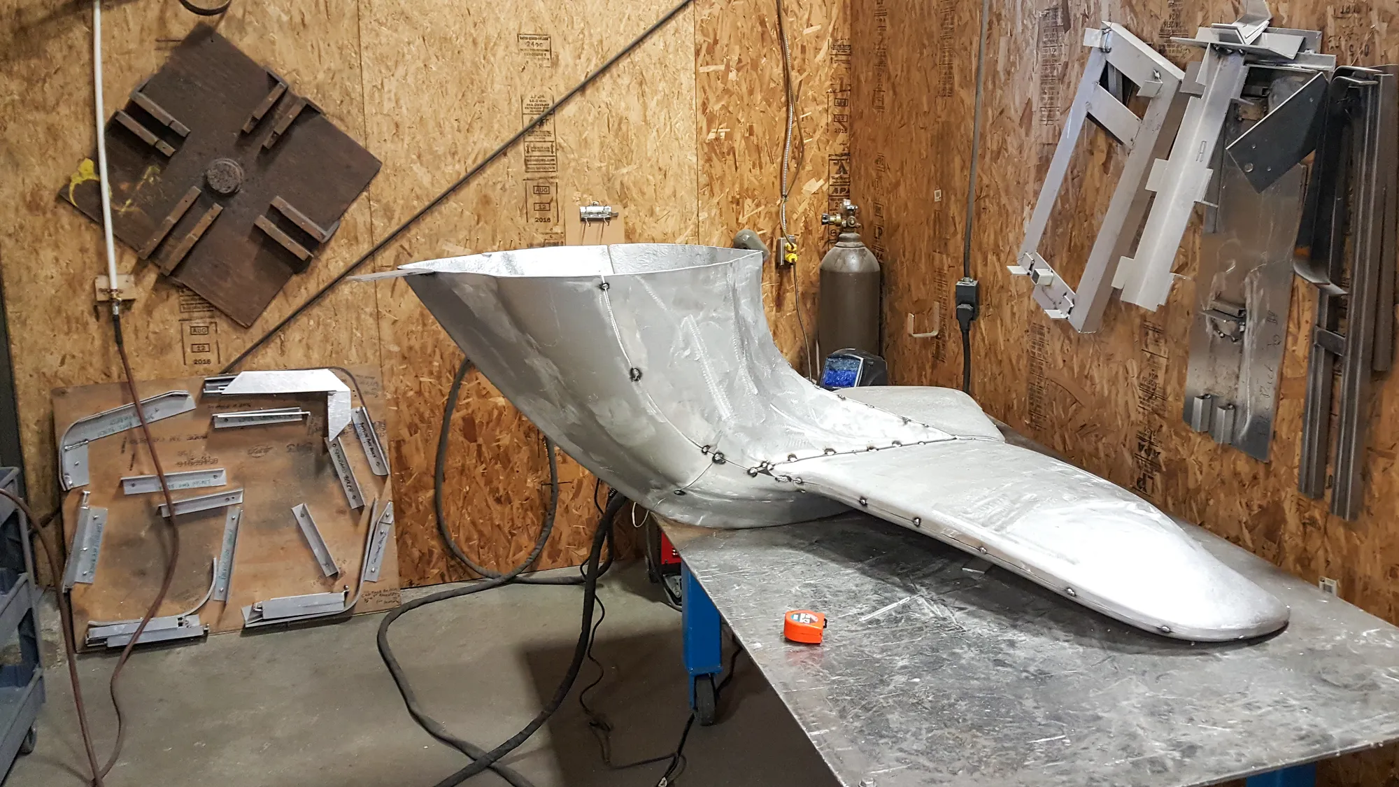 Whale Tail Aluminum Casting