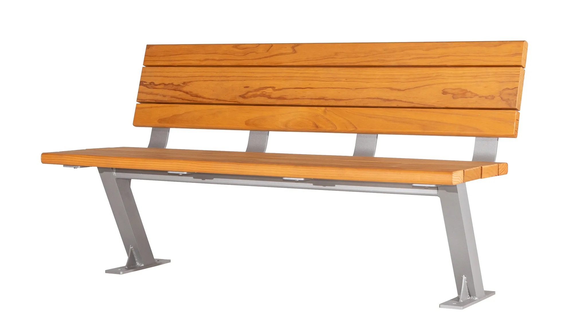 Wellington 5 ft Bayview Bench with Modified Pine Seat and Backre