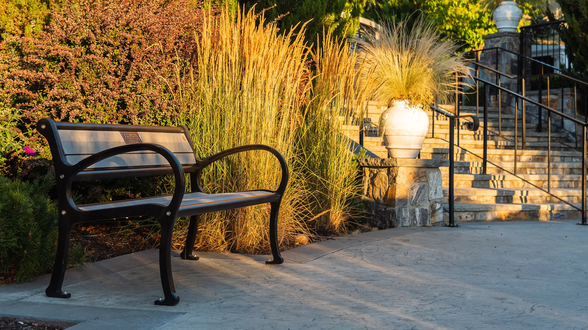 Wishbone Mountain Classic Memorial Bench in Penticton, BC