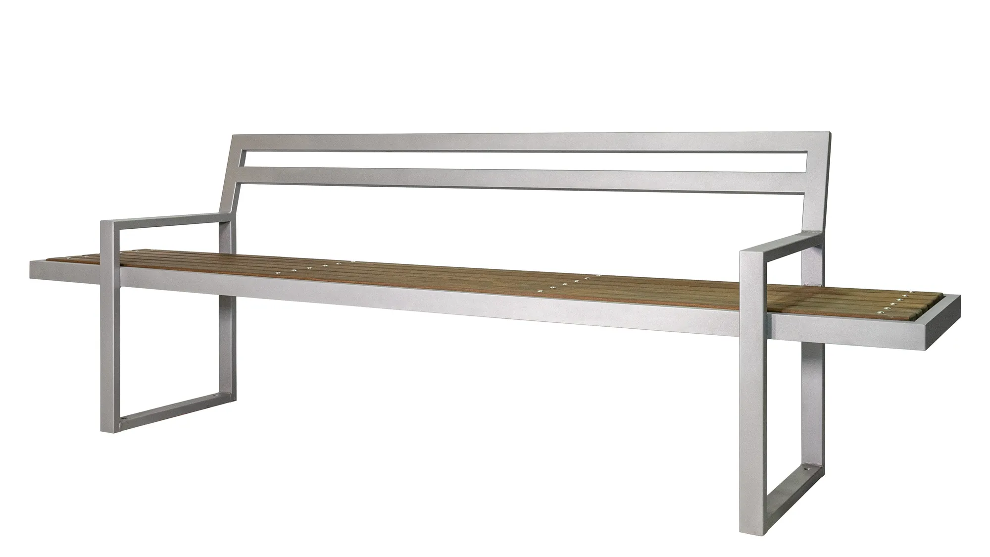 Wishbone 8 Ft Skyline Park Bench in Modified Pine