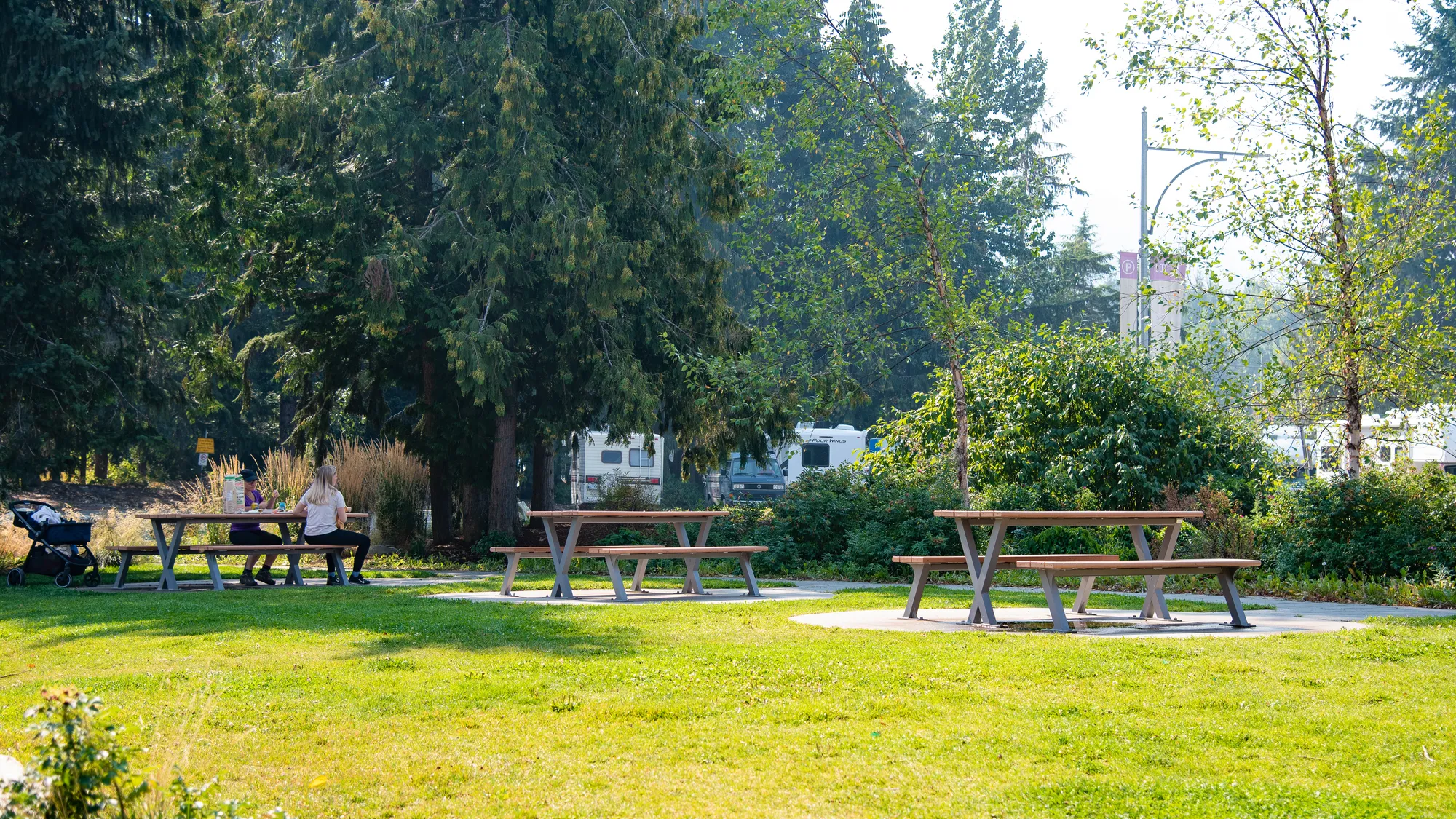 Wishbone Bayview Picnic Tables in Whistler BC