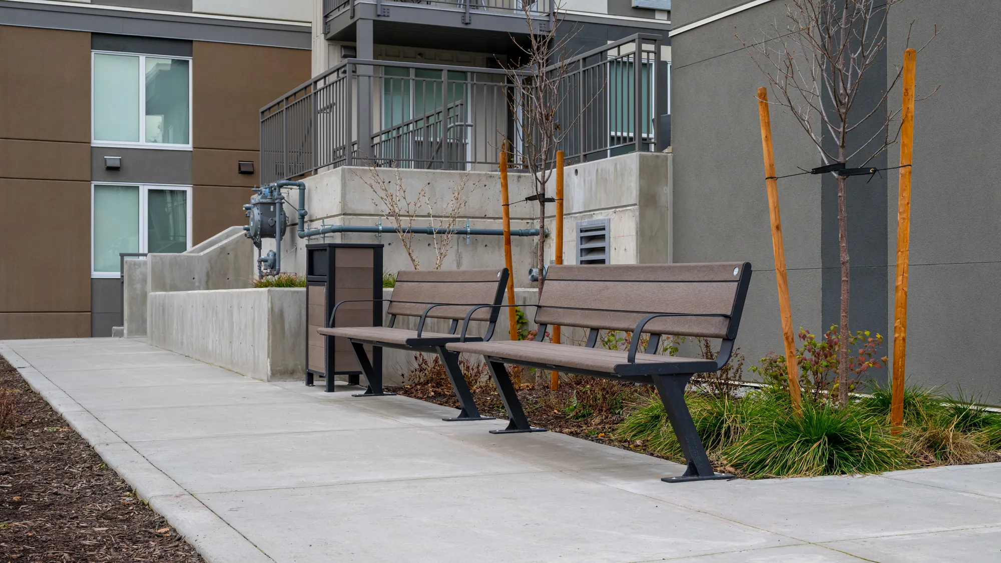 Wishbone Bayview Plus Benches at The Arbour in Kelowna, BC