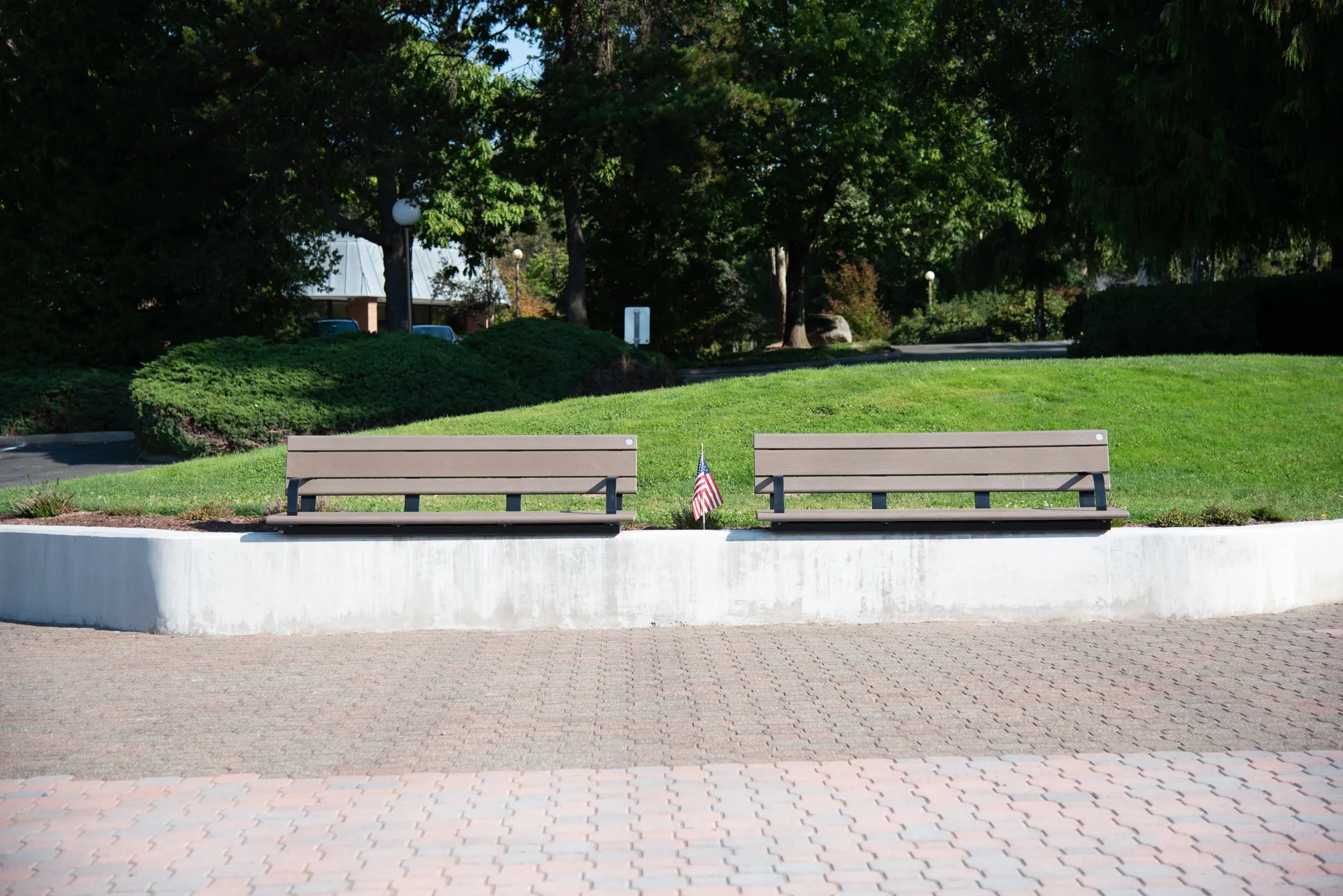 Wishbone Bayview Wall Top Benches in Lynnwood Washington