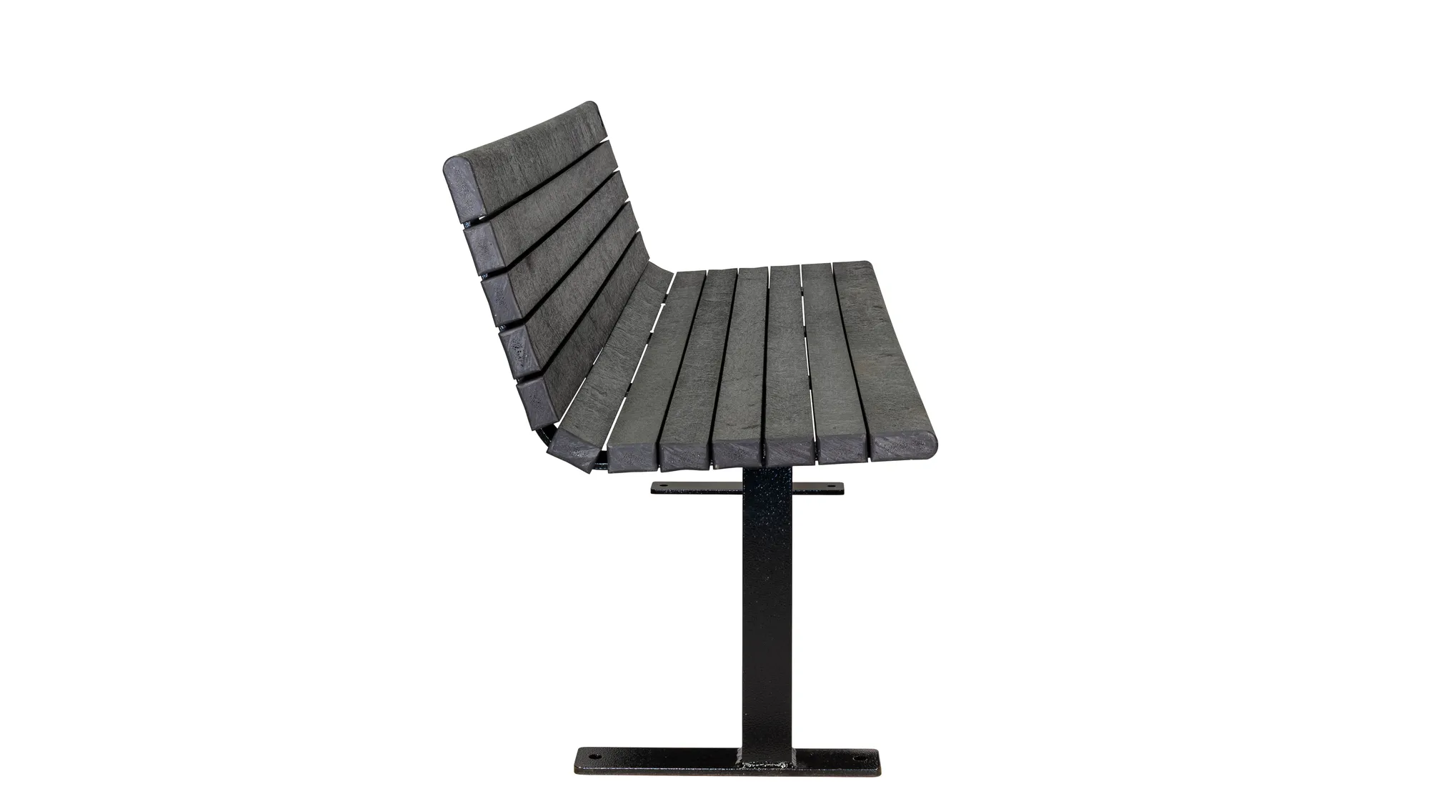 Wishbone 6 ft Chat Bench Side View