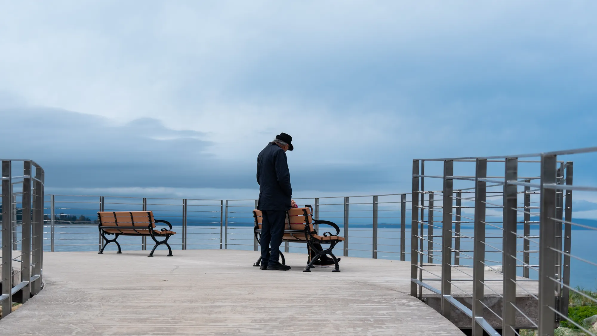 Wishbone Classic Benches in Qualicum Beach BC