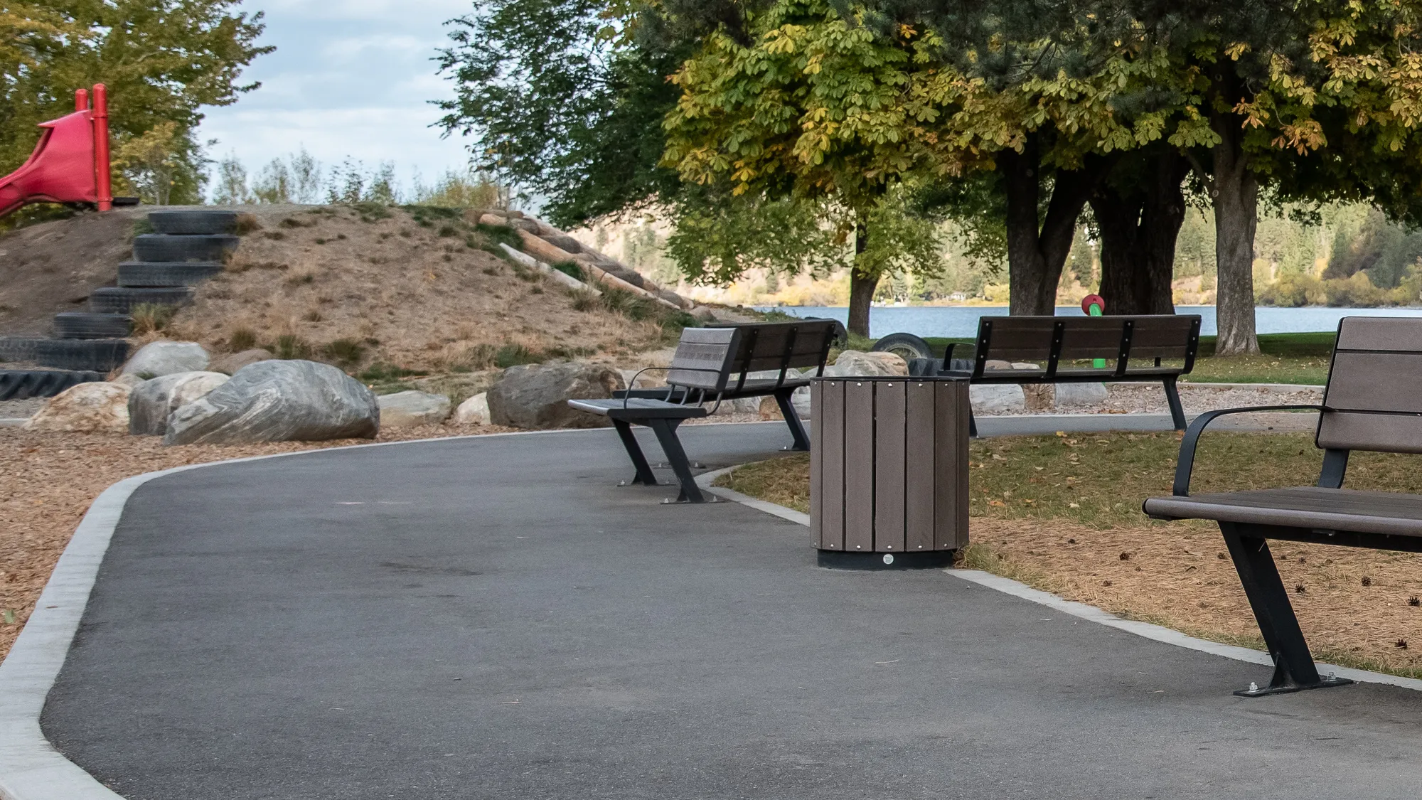 Wishbone Commercial Pipeline Waste Receptacle in Lake Country BC