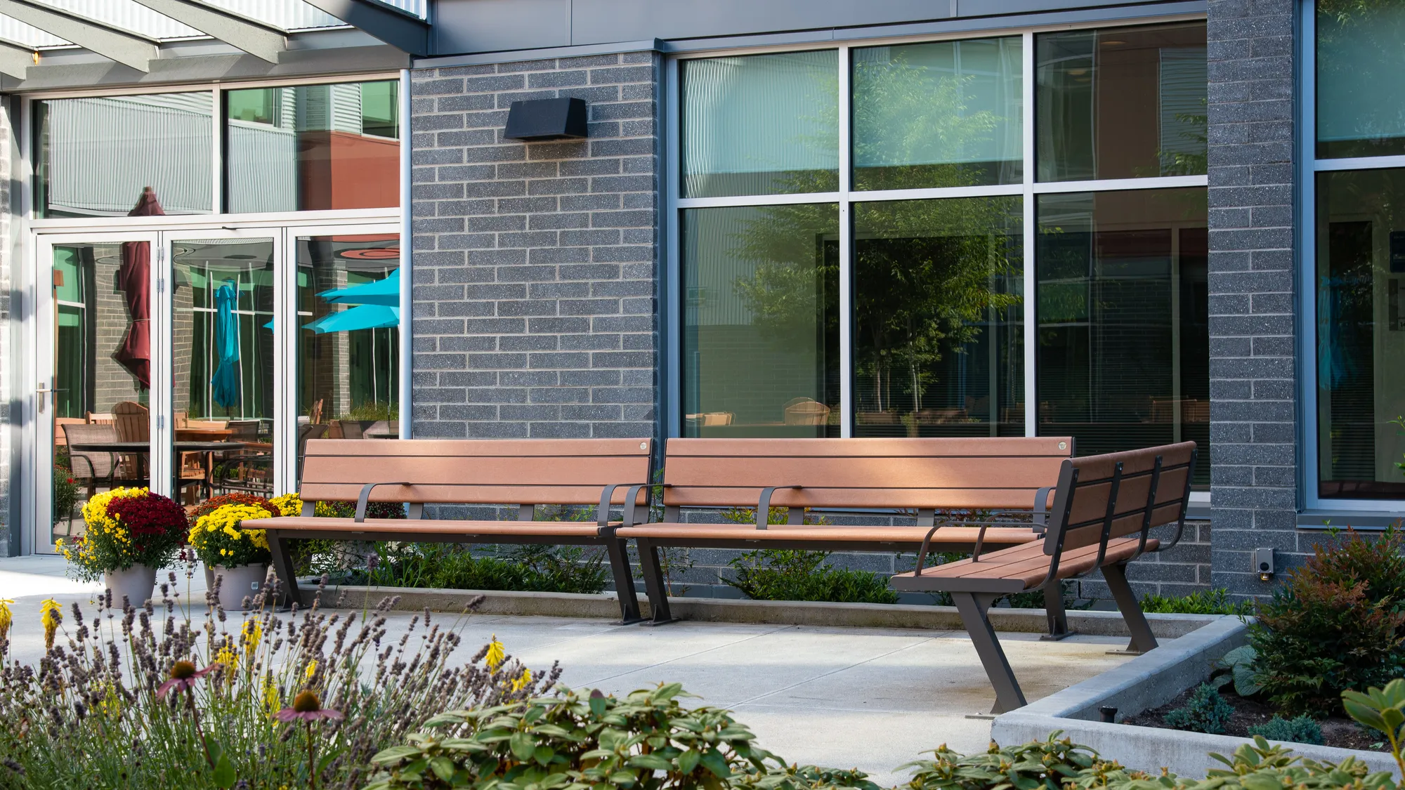 Wishbone Custom Bayview Plus Benches at the Summit at Quadra Vil