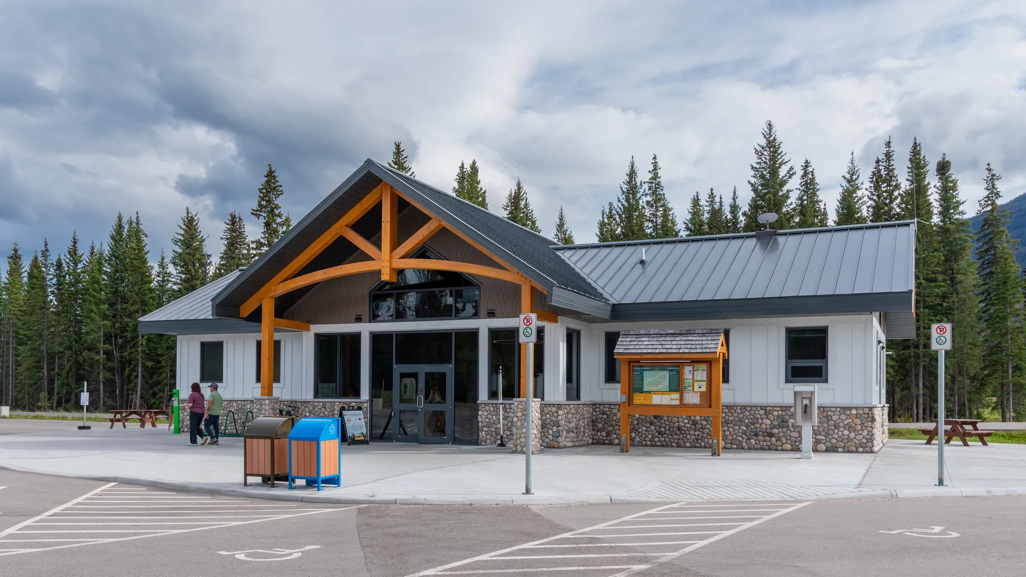 Wishbone Freedom 32 Bear Resistant Waste Receptacles at Whistler