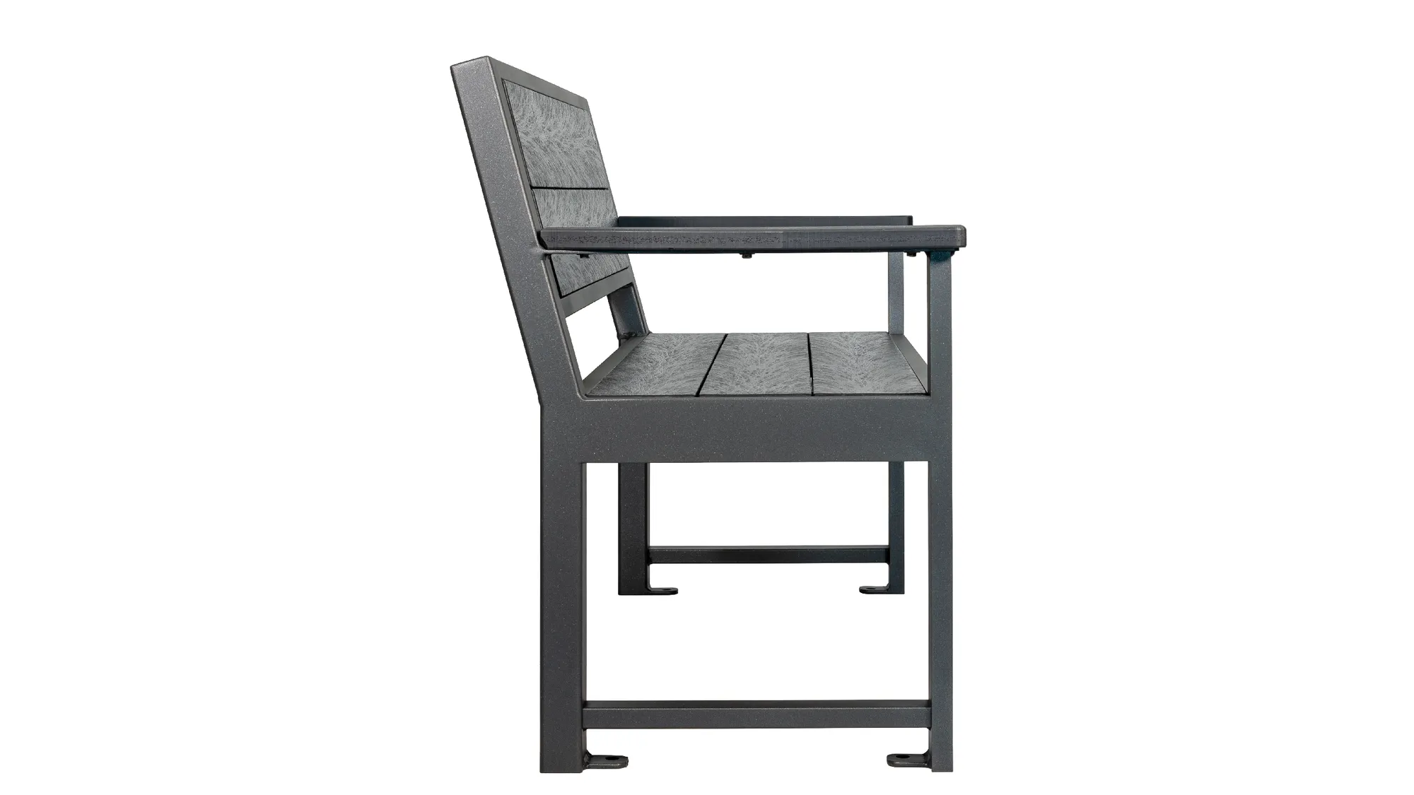 Wishbone Harvest bench Side View