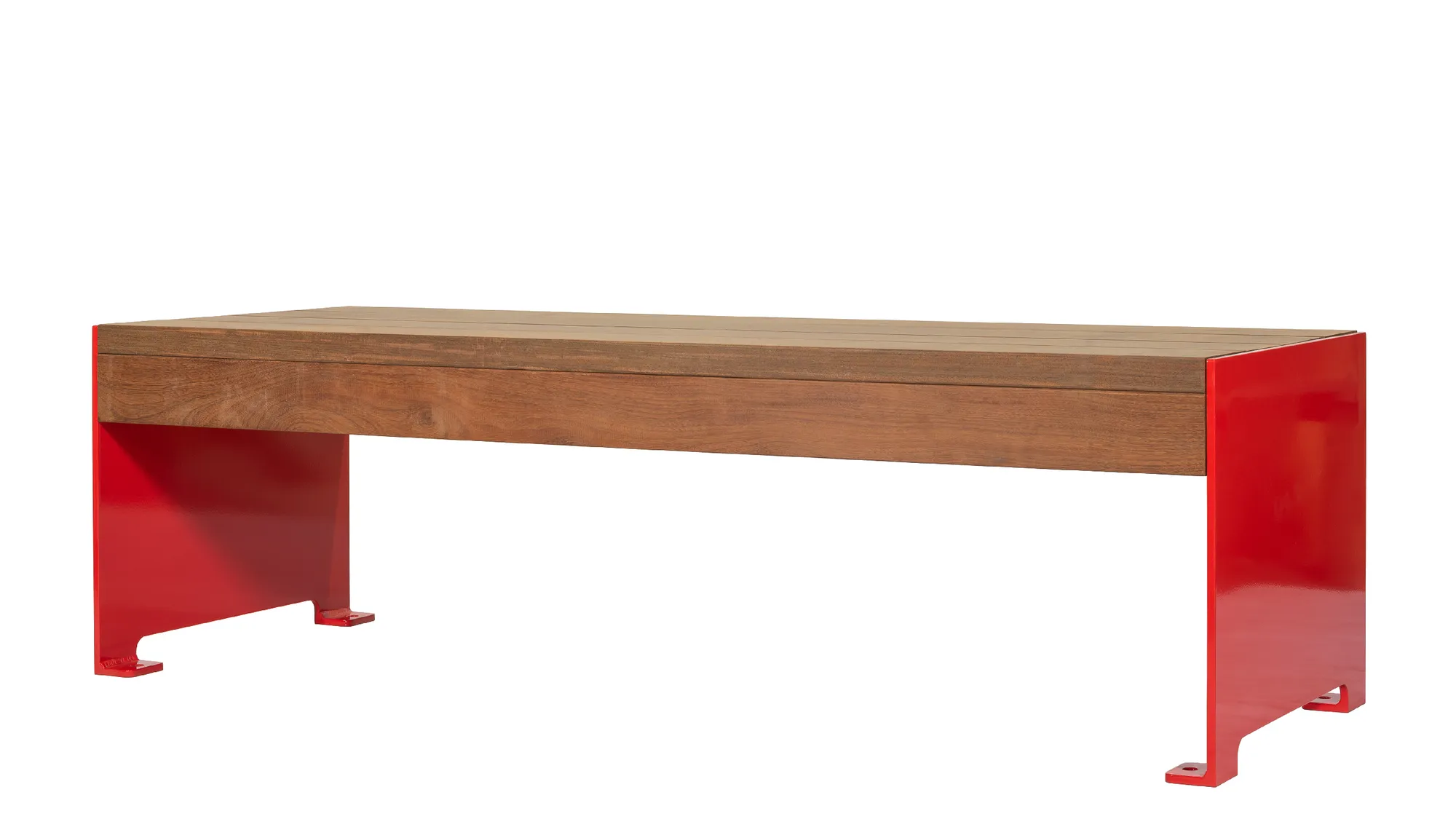 Wishbone Hutch Bench in Hardened Bamboo