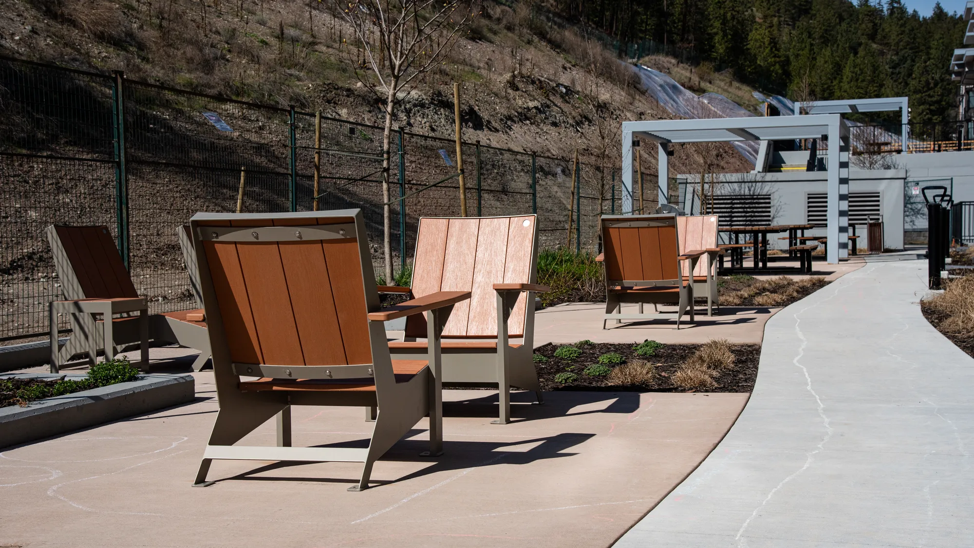 Wishbone JEM Lounge Chairs at Knox Village in Kelowna BC