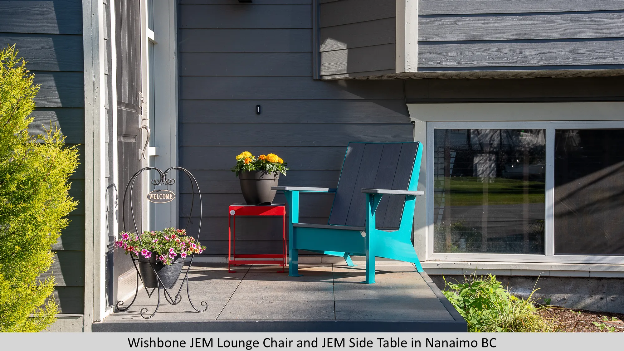 Wishbone JEM Lounge Chair and JEM Side Table in Nanaimo BC