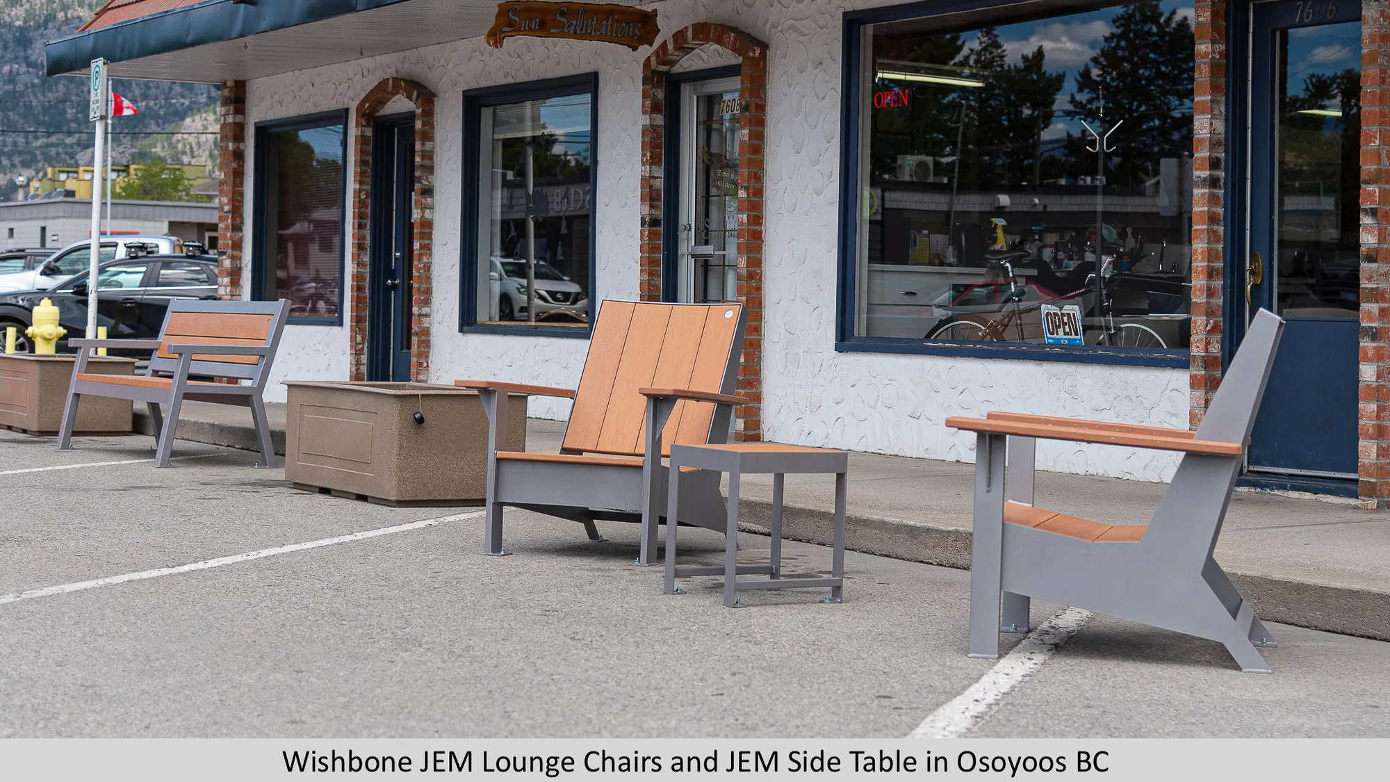 Wishbone JEM Lounge Chairs and JEM Side Table  in Osoyoos BC