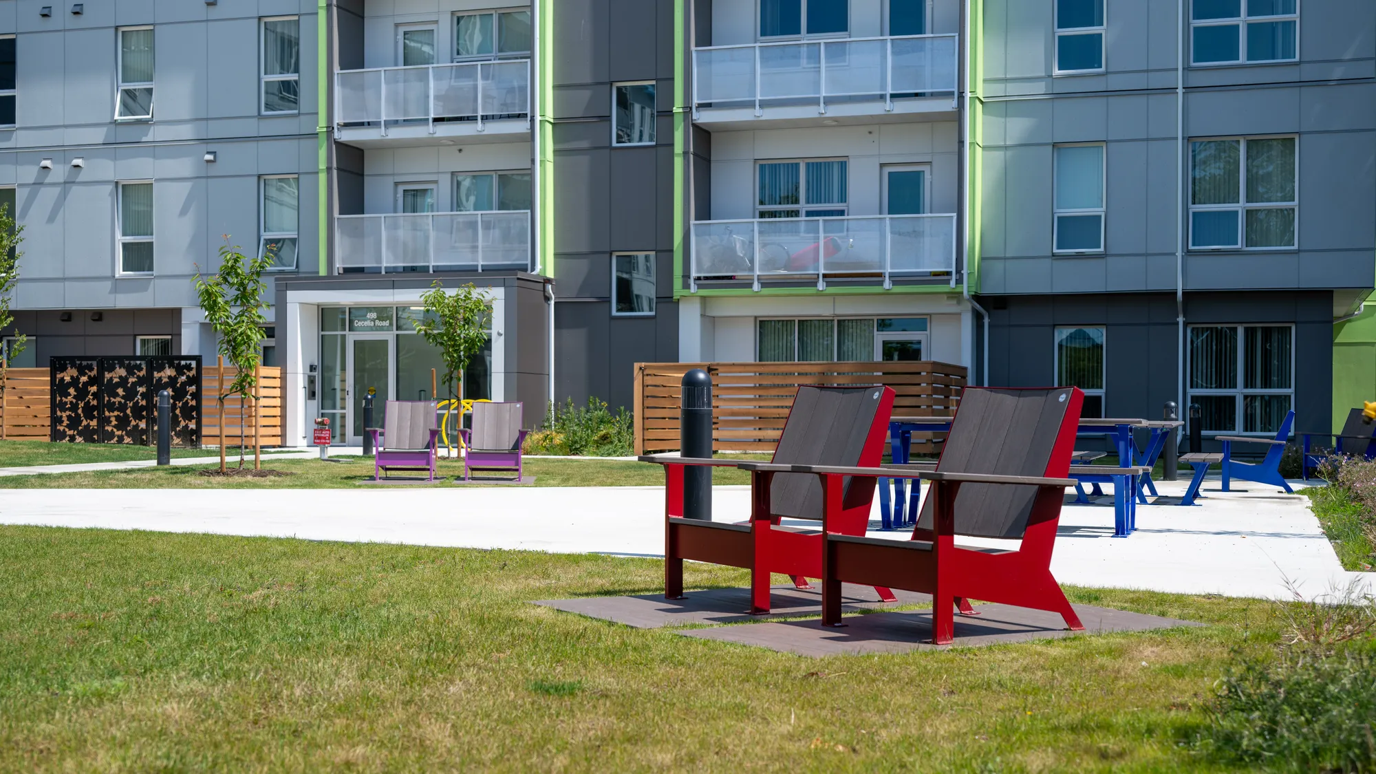 Wishbone JEM Lounge Chairs on Perma-Padsâ¢ at the Ferns in Vict