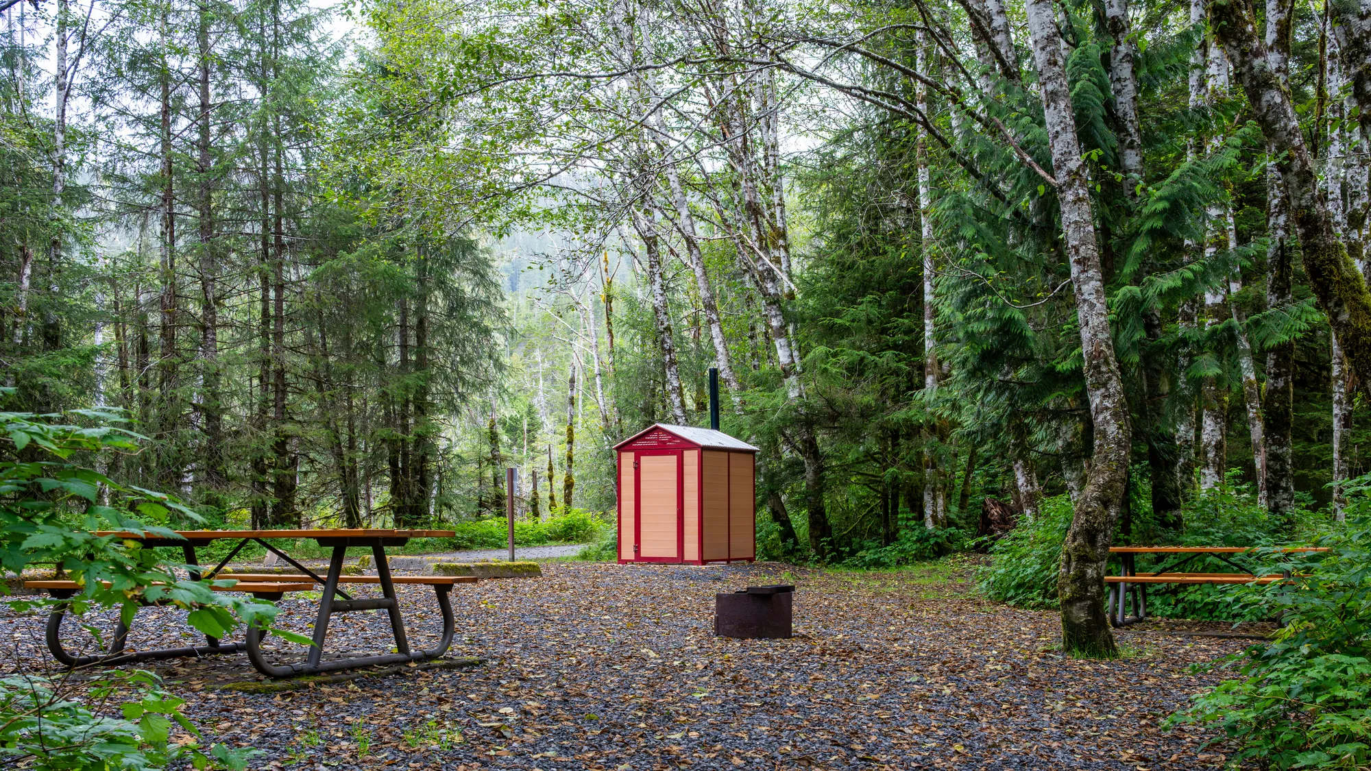 Wishbone John Wheelchair Accessible Outhouse at Diana Lake Provi
