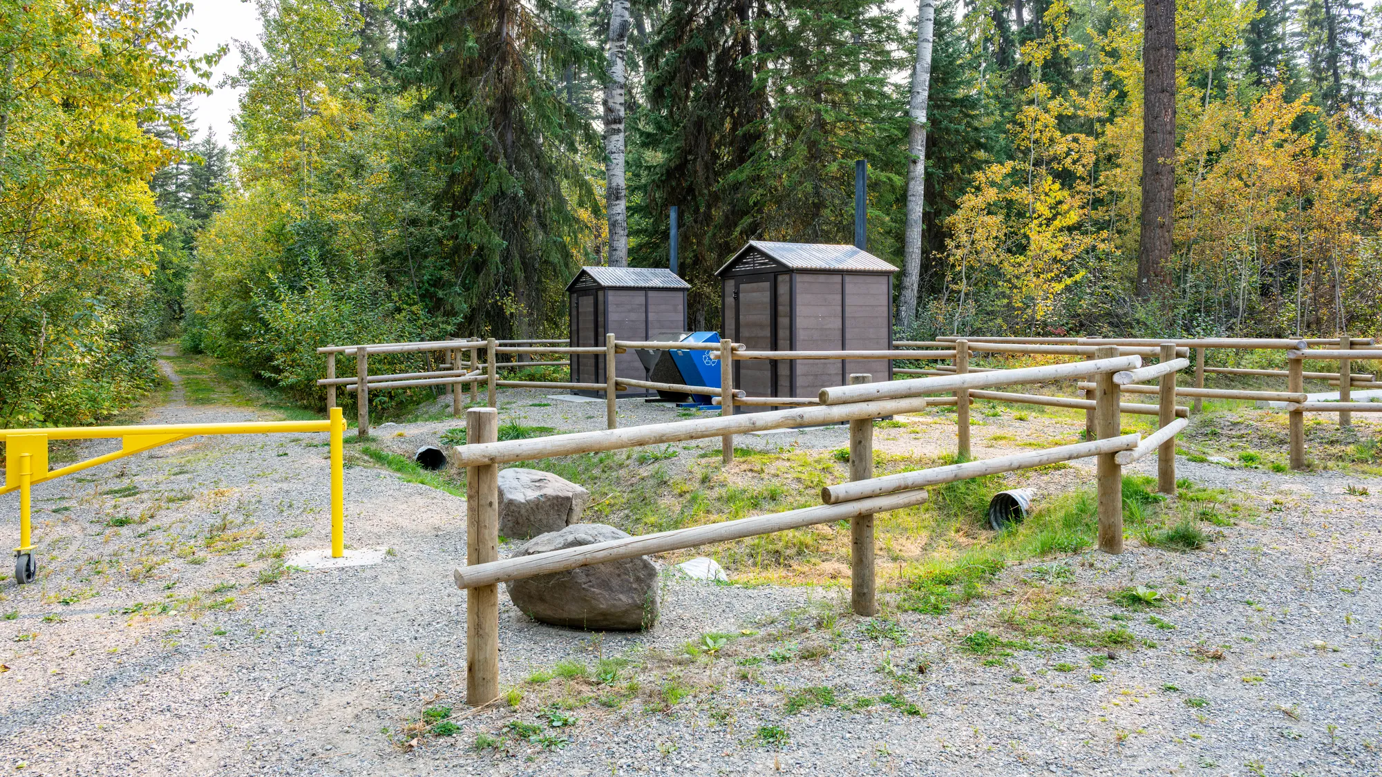 Wishbone John Wheelchair Accessible Outhouse at Pinnacles Provin