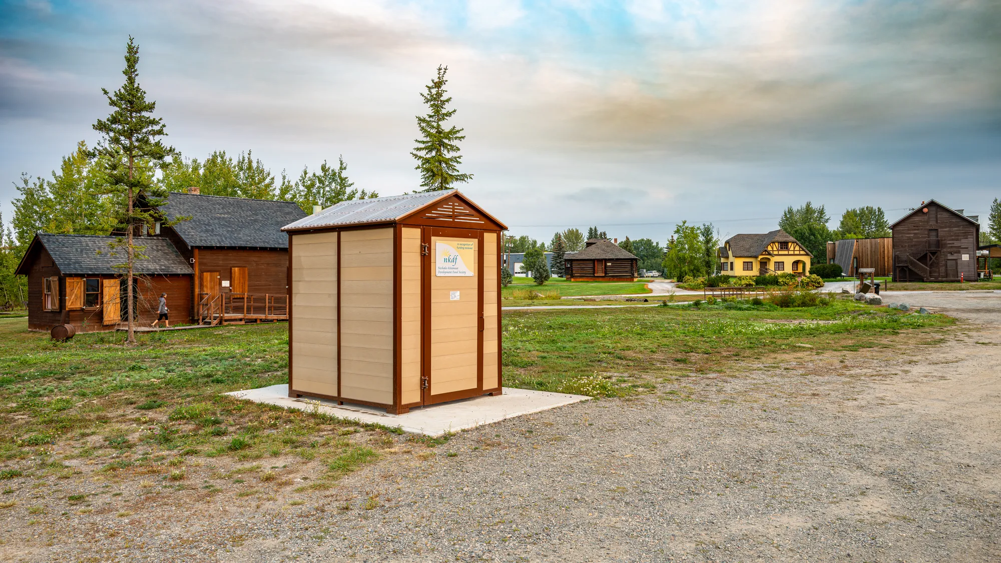 Wishbone John Wheelchair Accessible Outhouse in Vanderhoof, BC