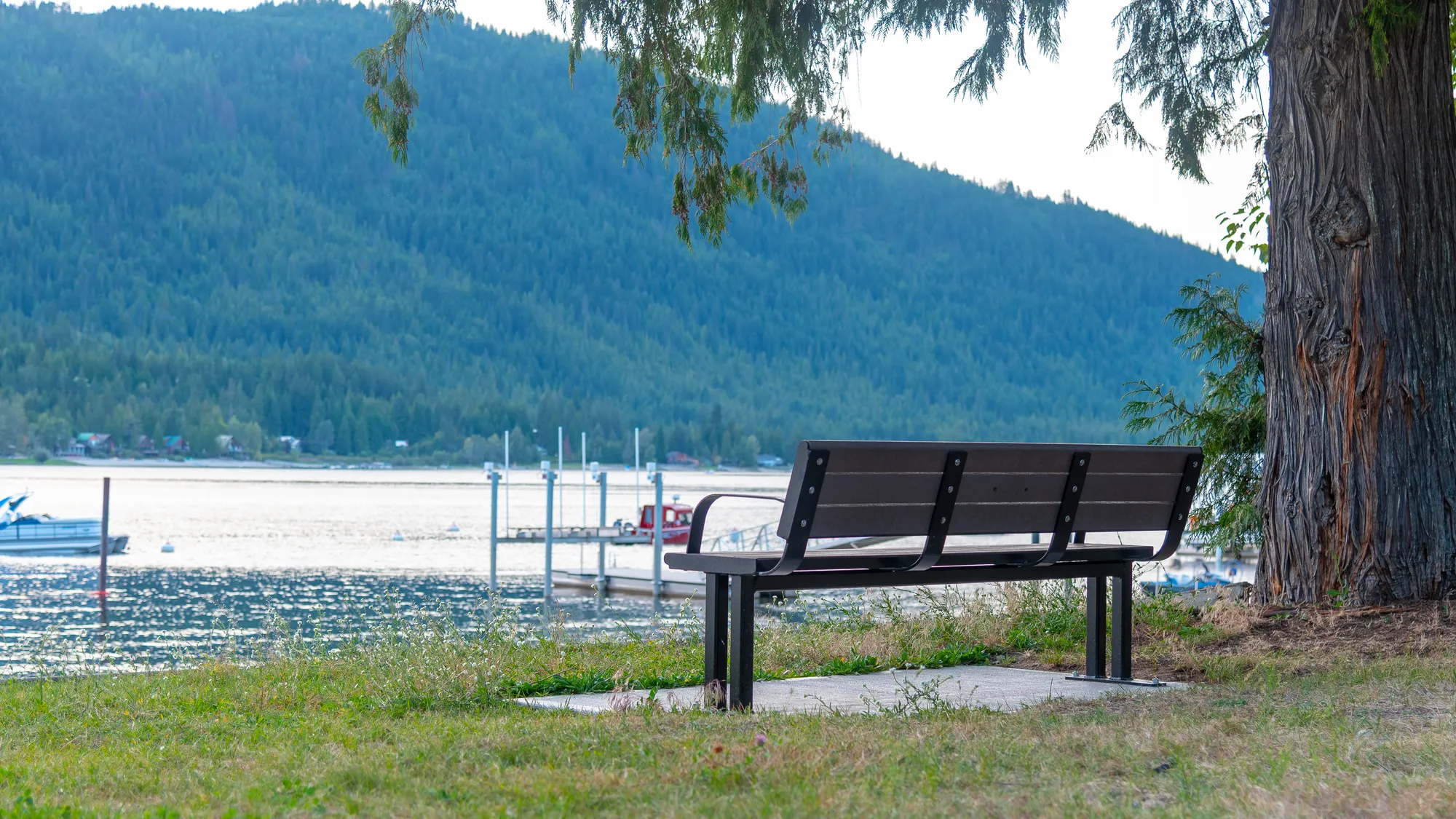 Wishbone Larson Memorial Bench in Sicamous BC