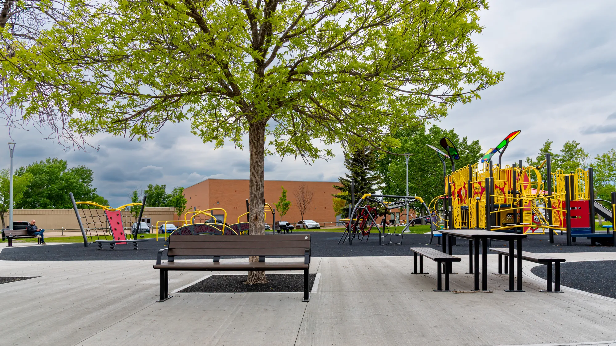 Wishbone Larson Picnic Tables and Benches at Baturyn Park in Edm