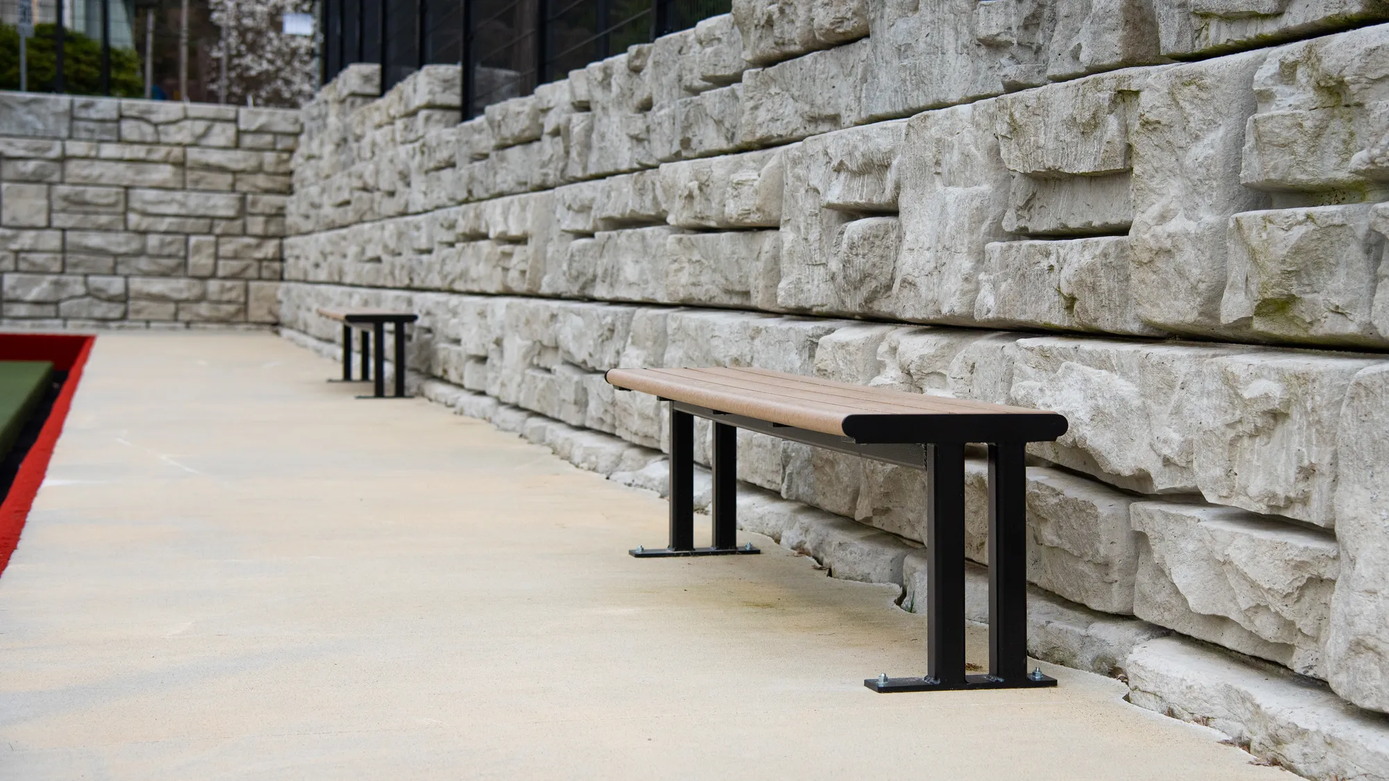 Wishbone Larson Backless Benches at the North Vancouver Lawn Bow