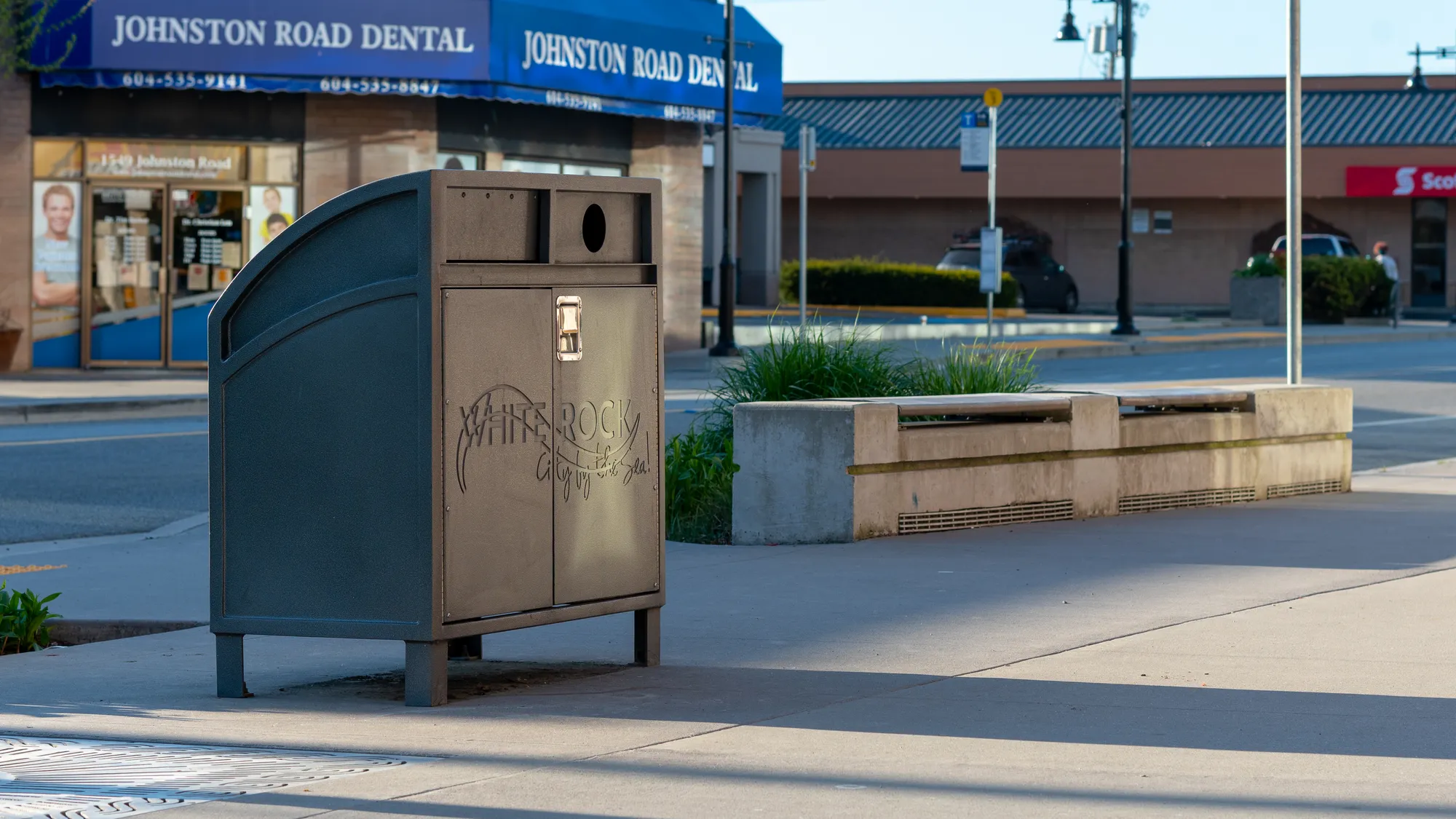 Wishbone Modena All Metal Custom Waste and Recycling Station in
