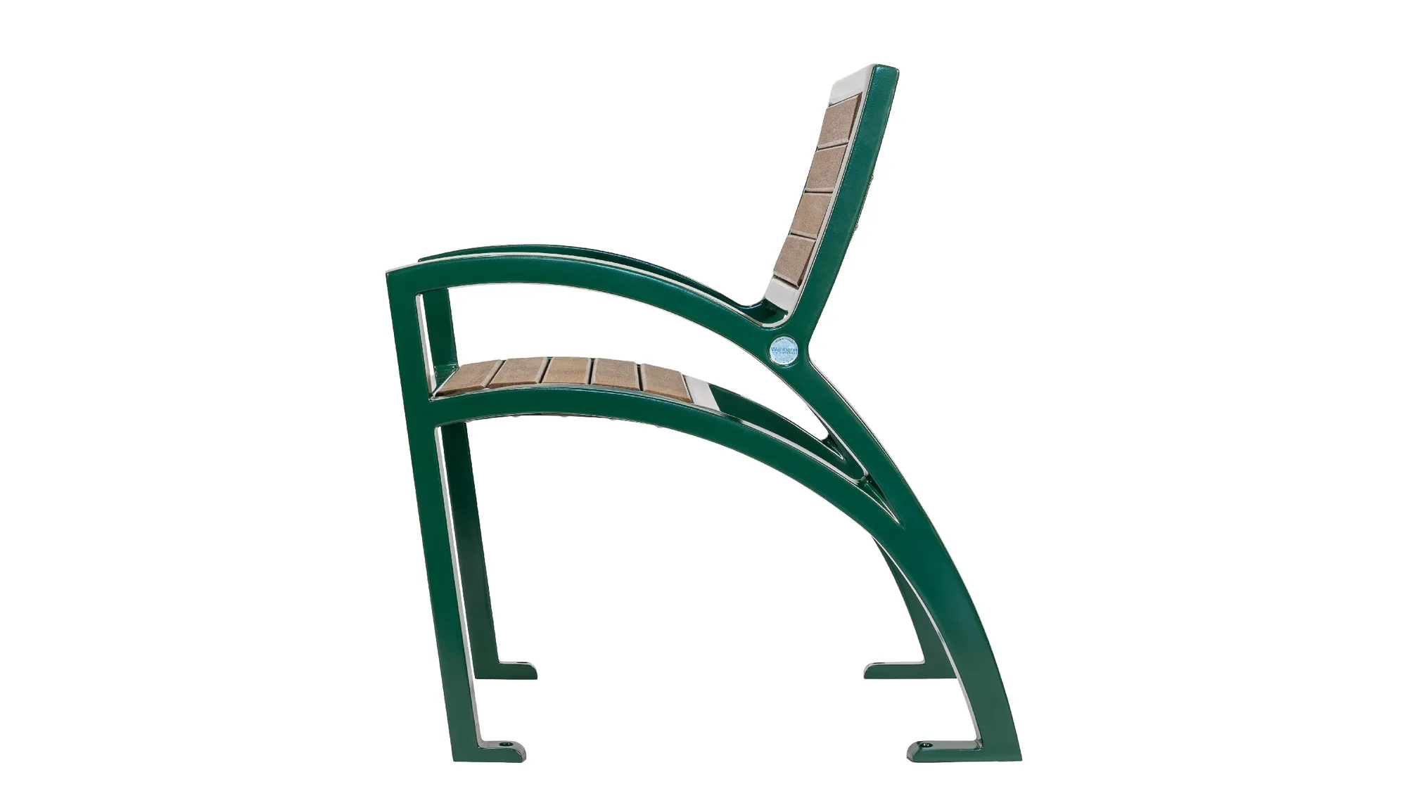 Wishbone Modena Chair in Hardened Bamboo Side View