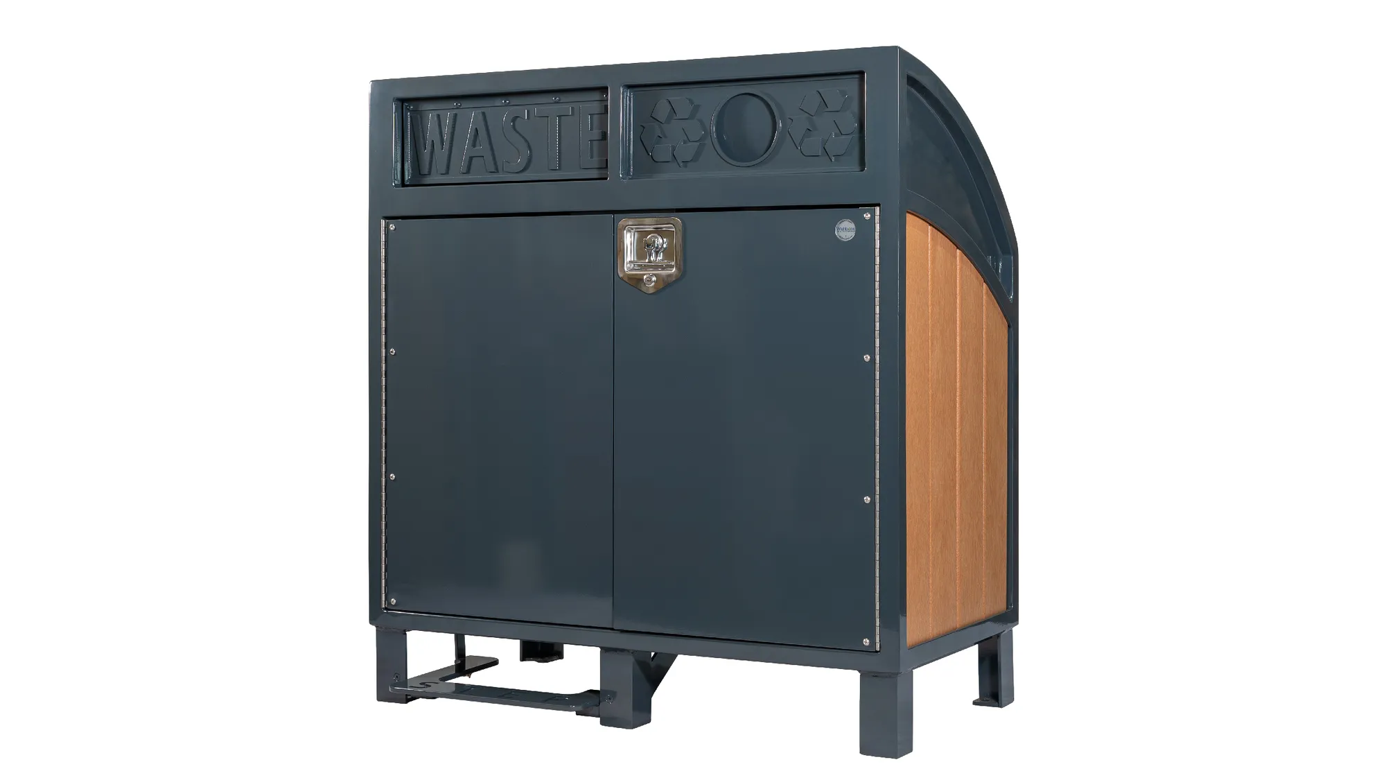 Wishbone Modena Curved Top Custom Double Recycling Station