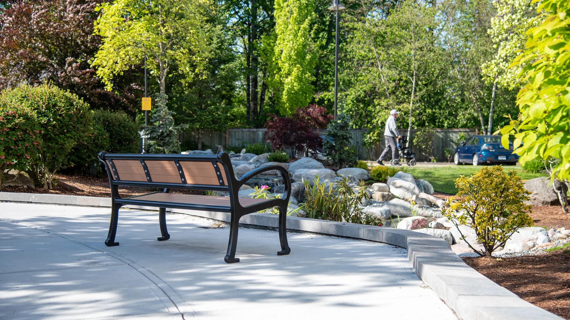 Wishbone Mountain Classic Bench at Elim Village in Surrey BC
