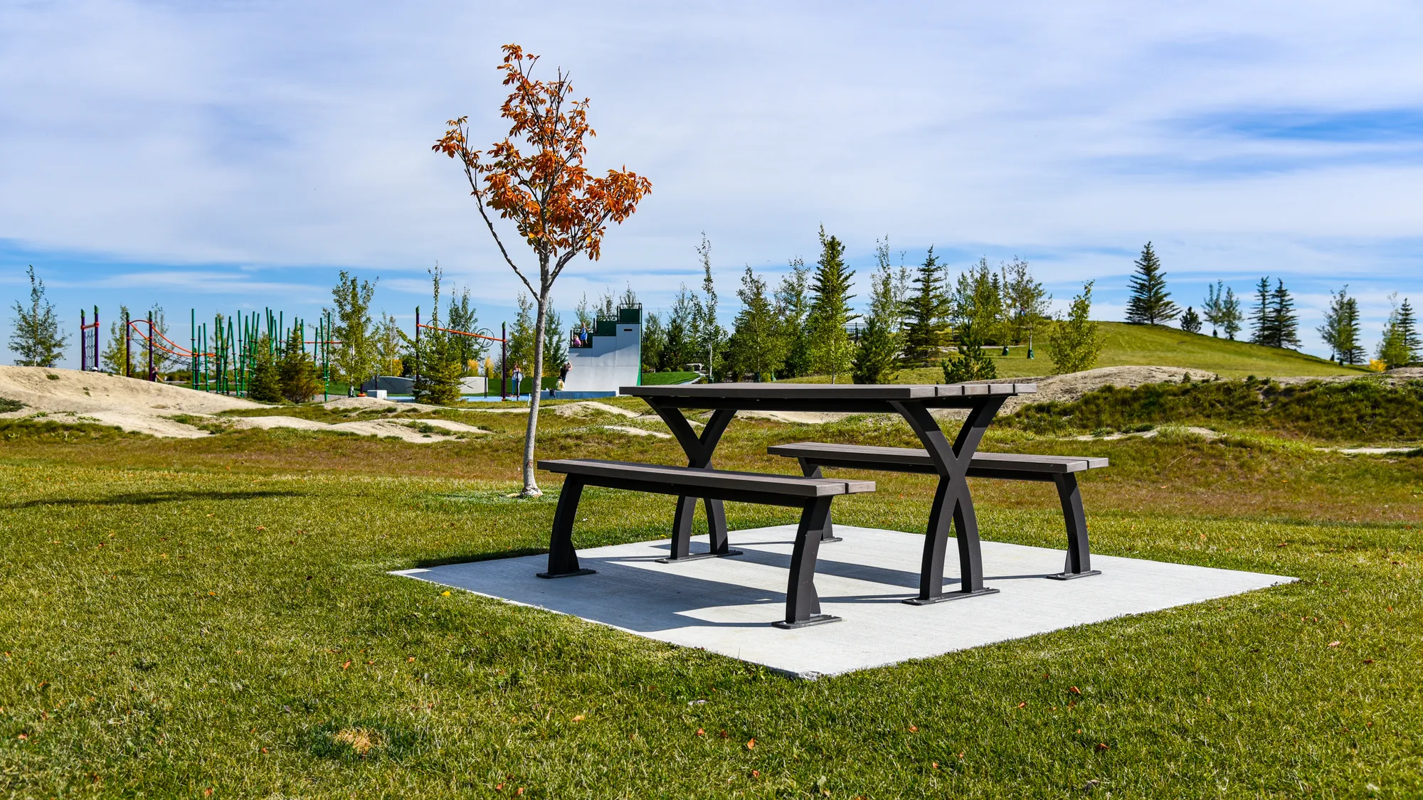 Wishbone Parker Picnic Table at Harmony Community near Calgary,