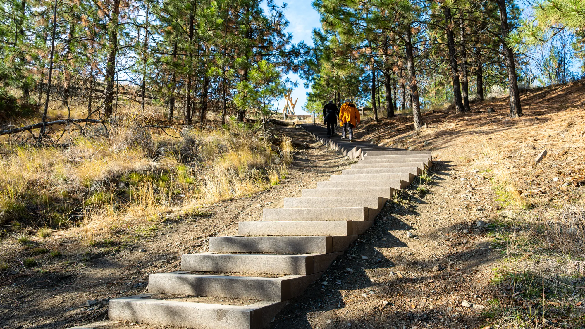 Wishbone Perma-Steps⢠at Knox Mountain Park in Kelowna, BC
