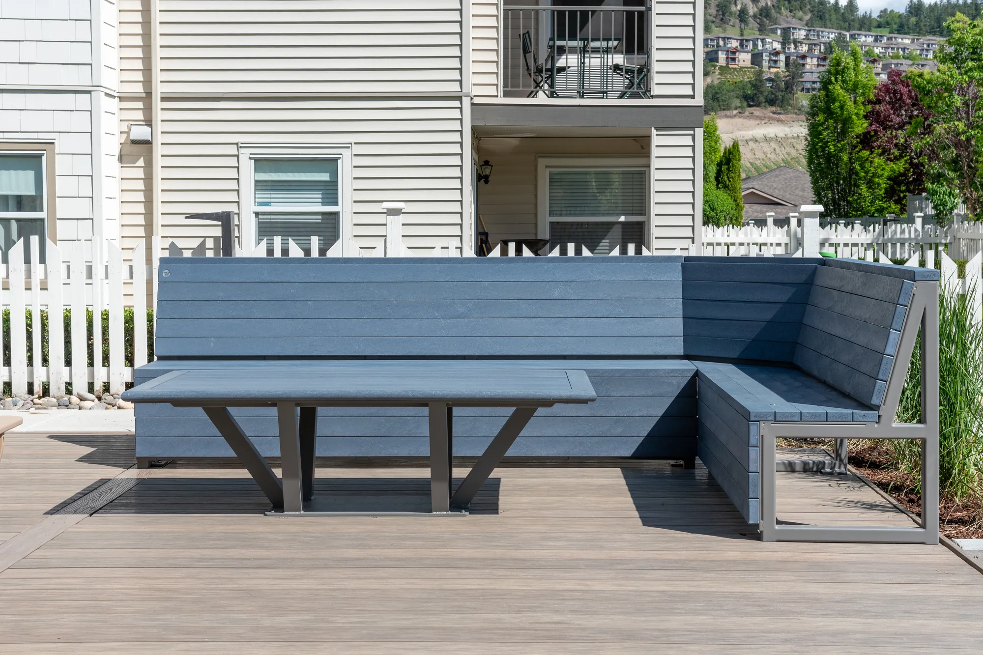 Wishbone Custom Coffee Table and Bench at the Verve in Kelowna B