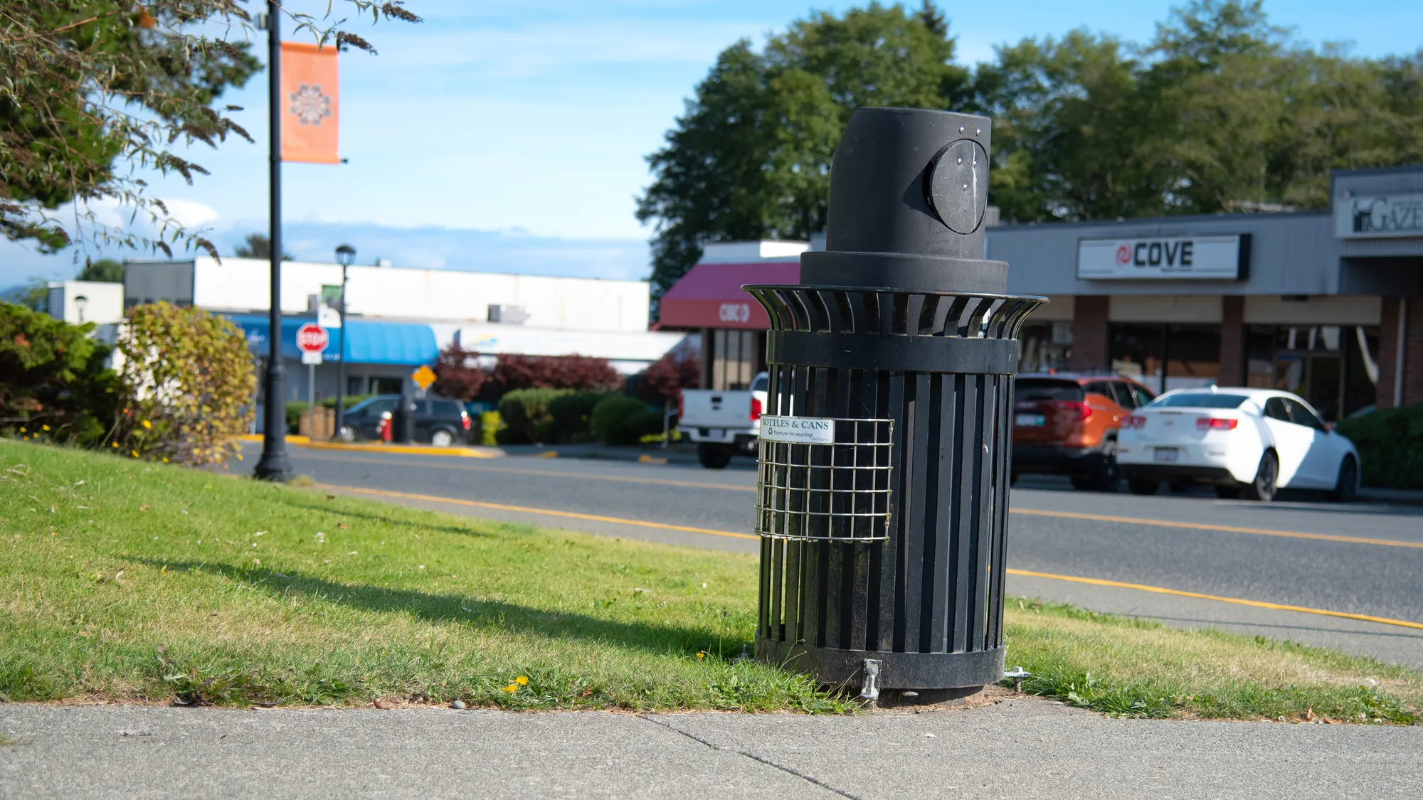 Wishbone Round Bottle and Can Recycling Basket in Port Hardy BC