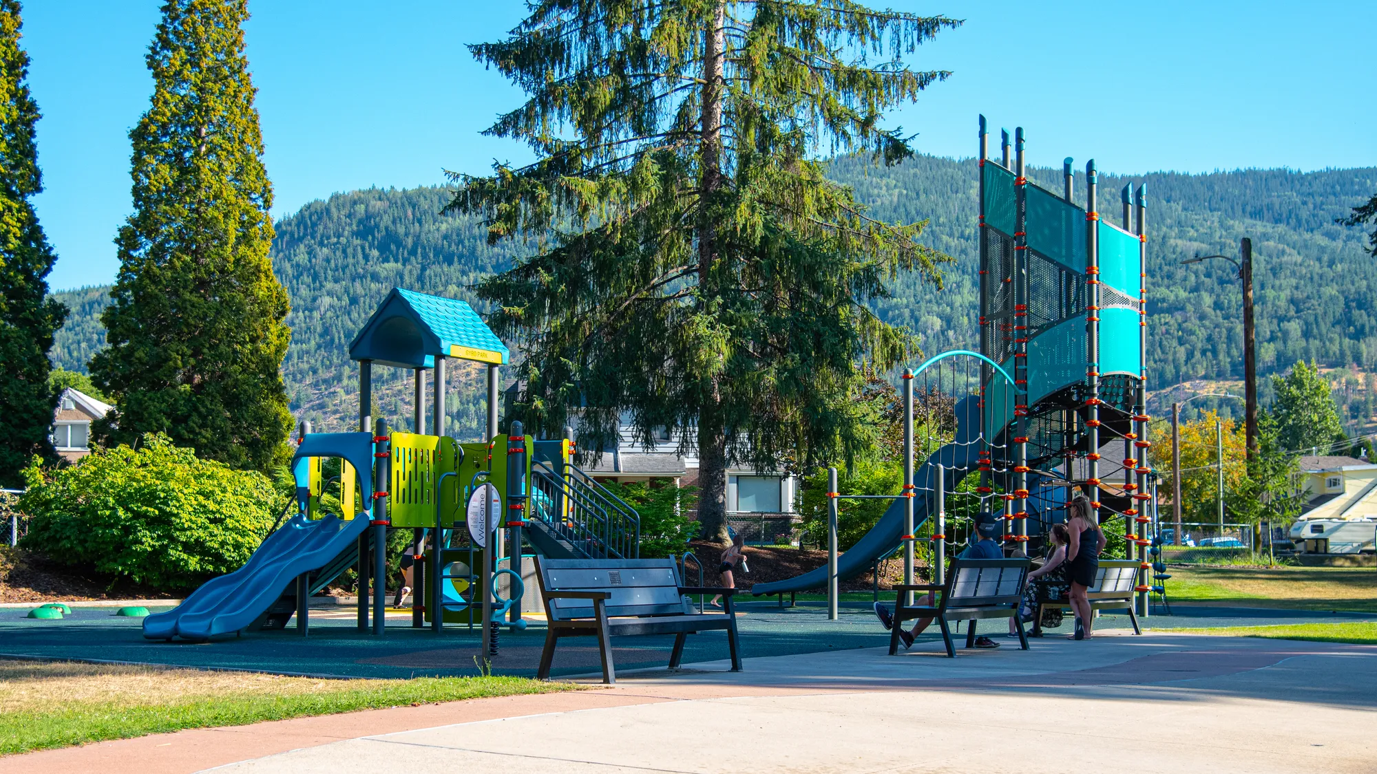 Wishbone Rutherford Memorial Benches in Trail, BC