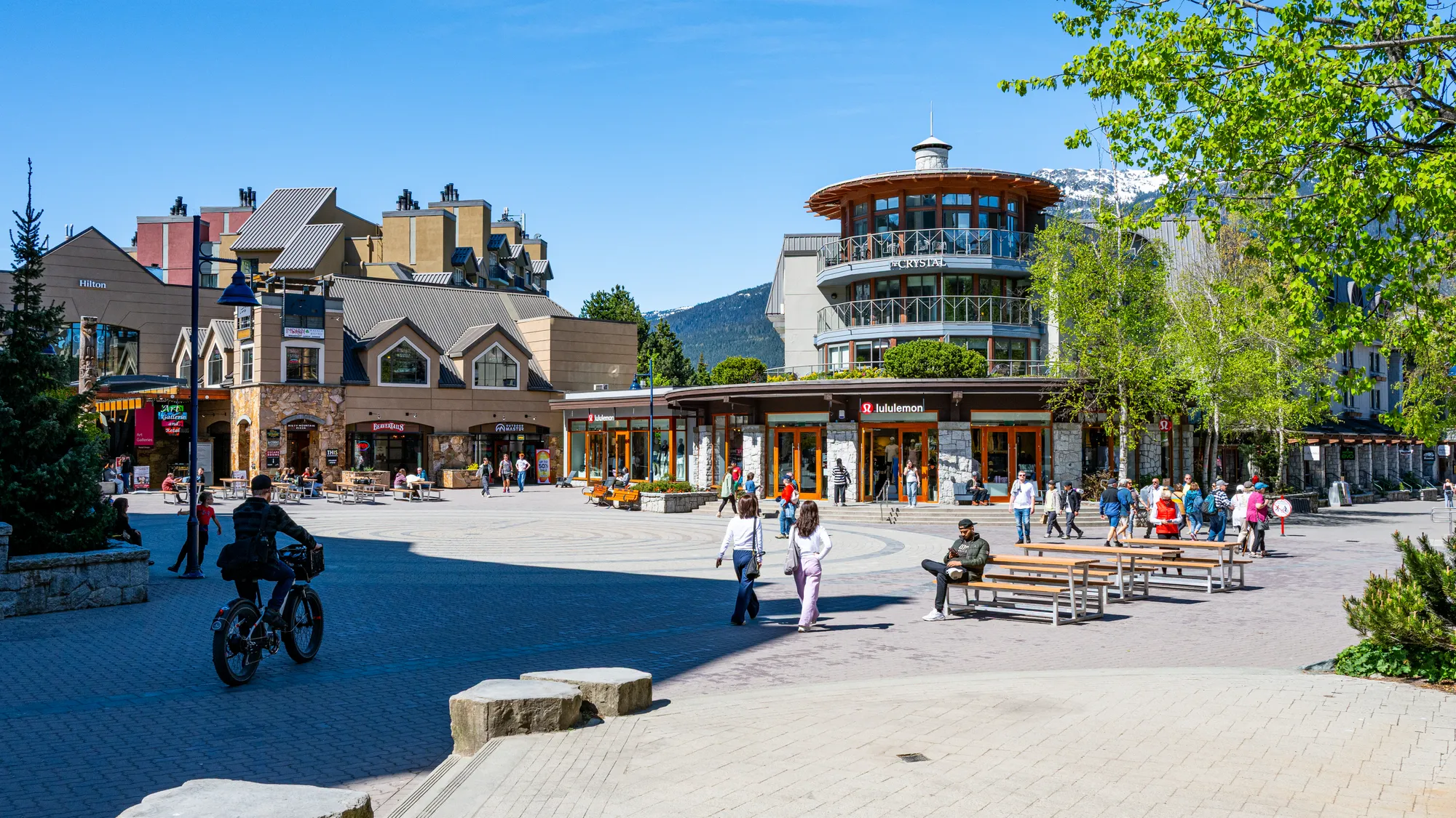 Wishbone Rutherford Heavy Duty Picnic Tables in Whistler BC