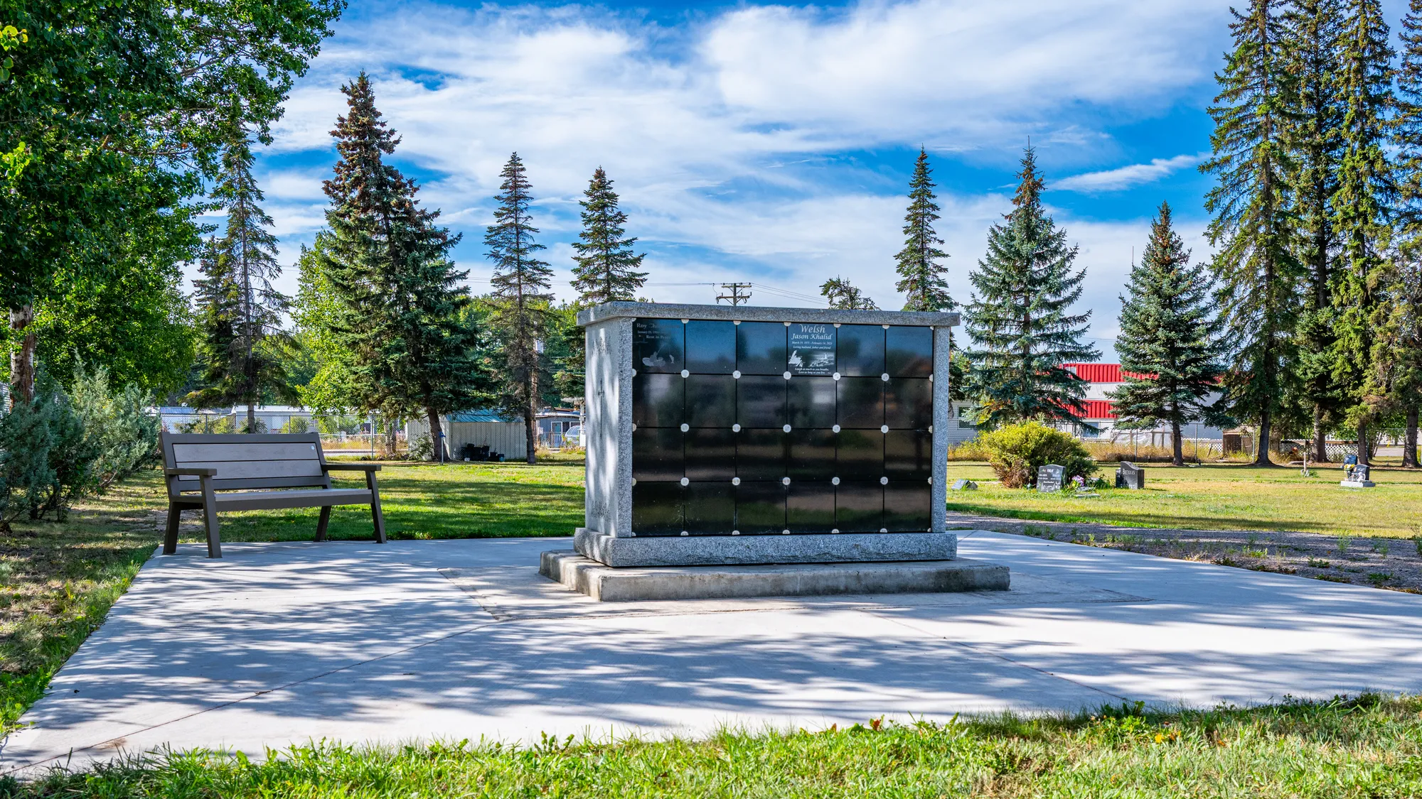 Wishbone Rutherford Wide Body Bench at the Village of Fraser Lak