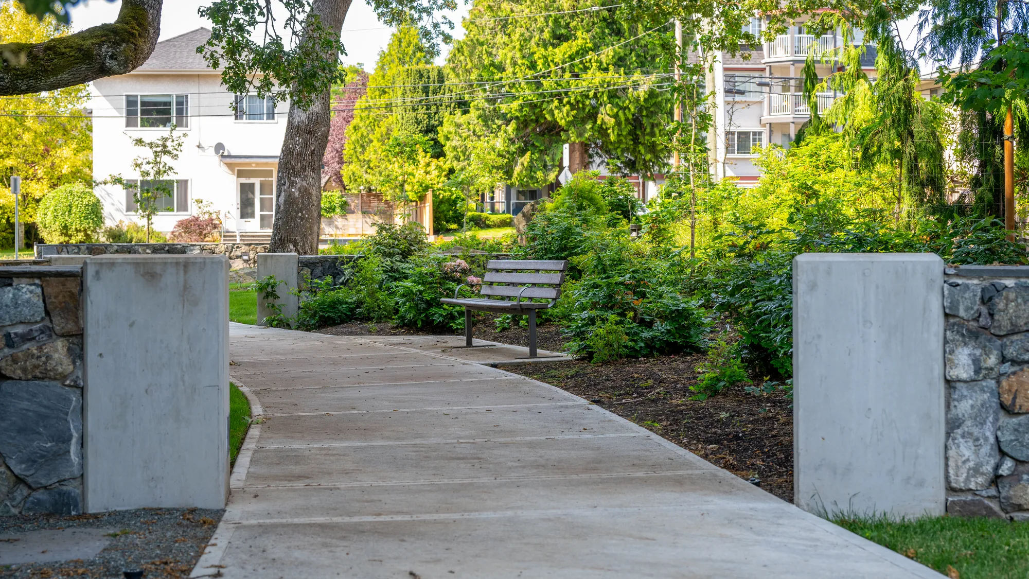 Wishbone Standard Bench with Armrests in Victoria, BC