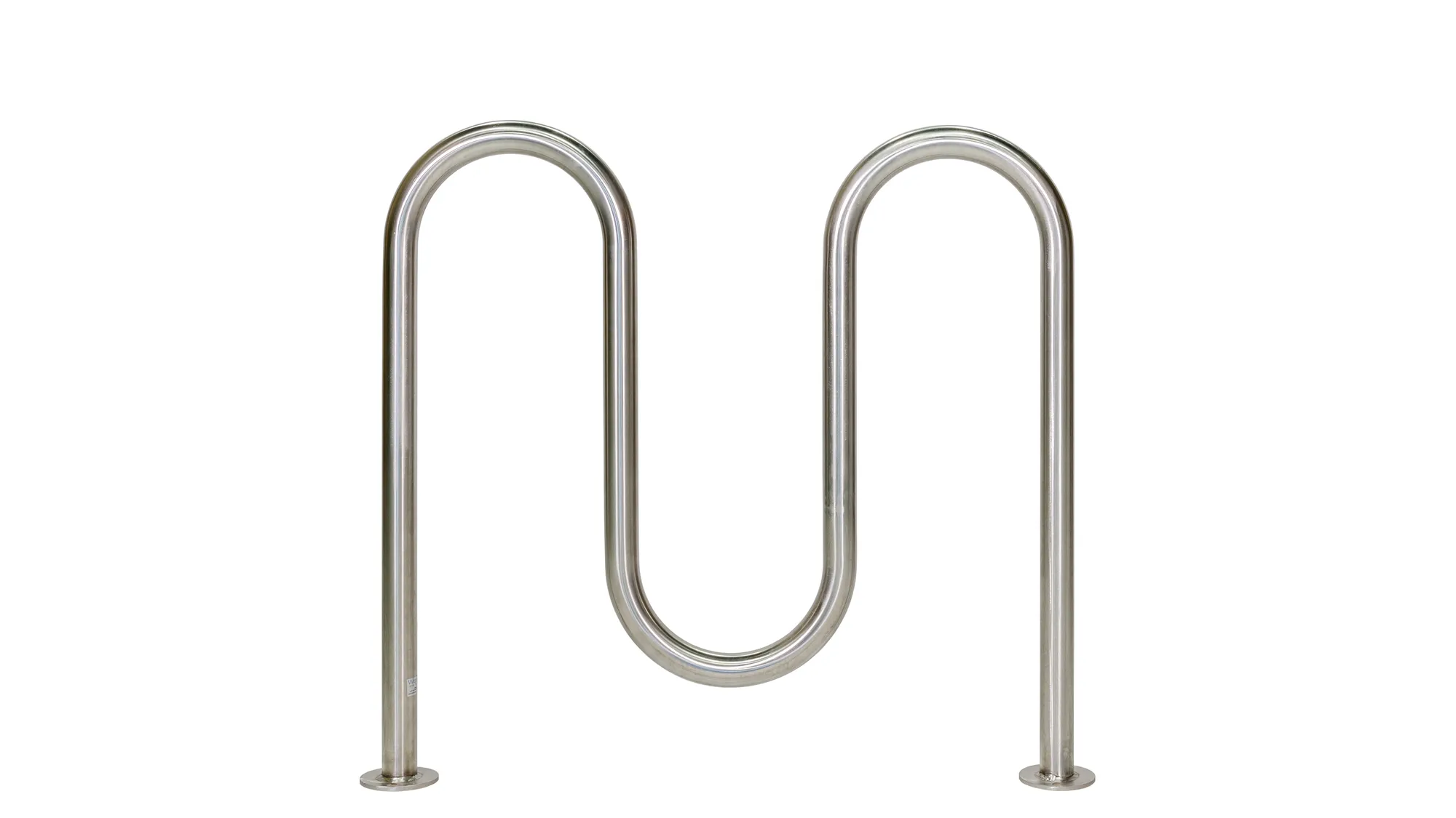 Wishbone Surf 5 Space Stainless Steel Commercial Bike Rack