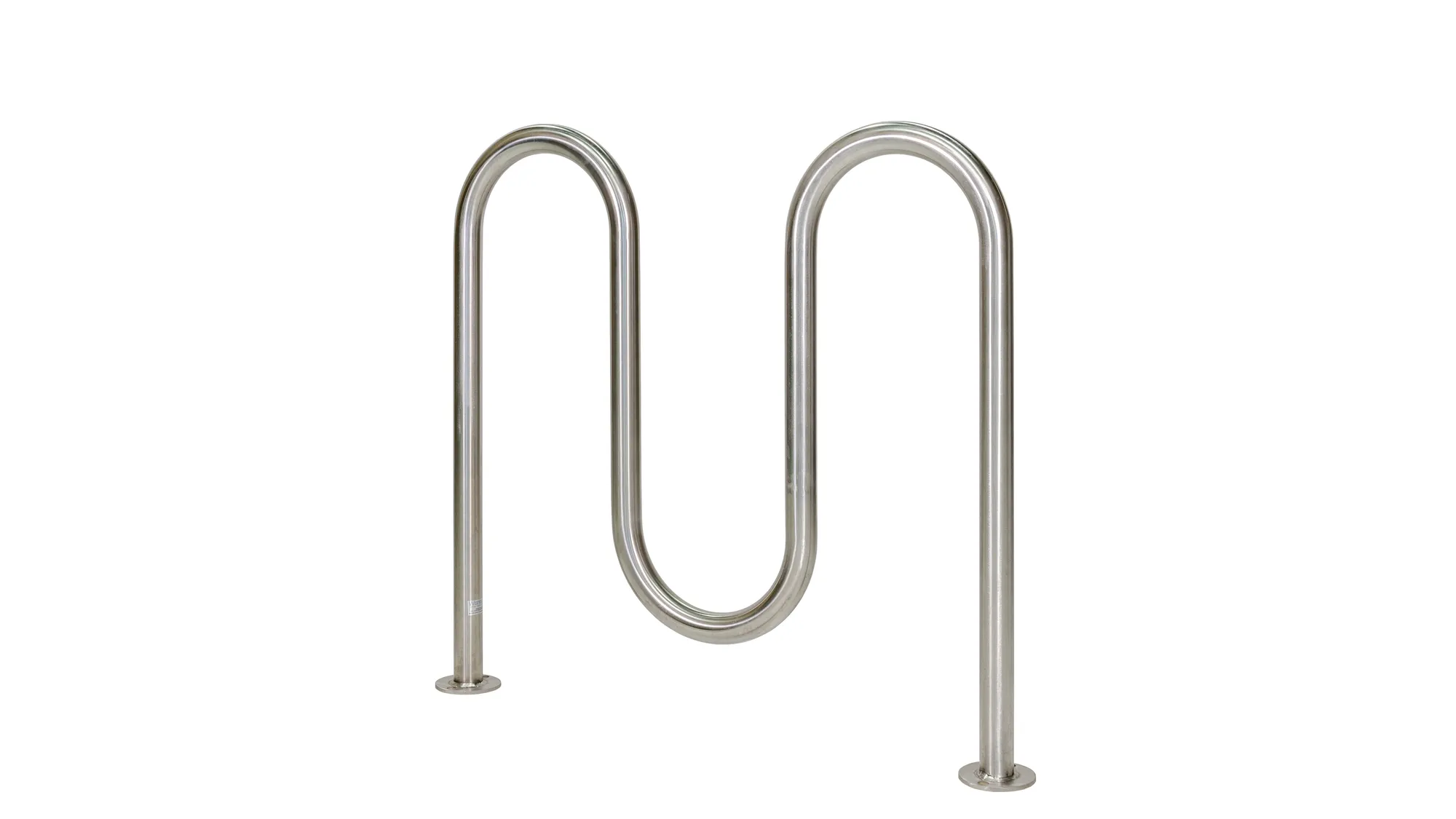 Wishbone Surf 5 Space Stainless Steel Commercial Bike Rack