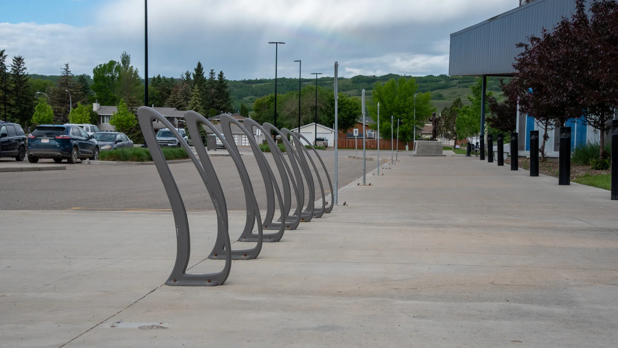 Wishbone TENAJ Bike Racks in Peace River Alberta