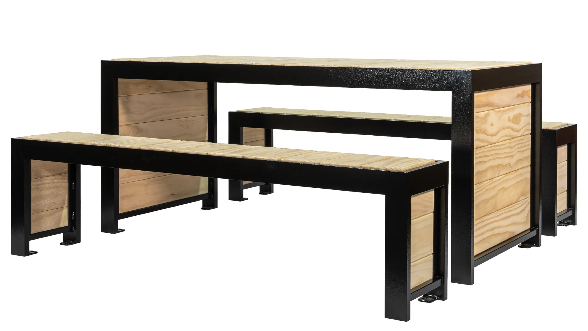 Wishbone Urban Form Picnic Table Waste with Accoya® Modified Wo
