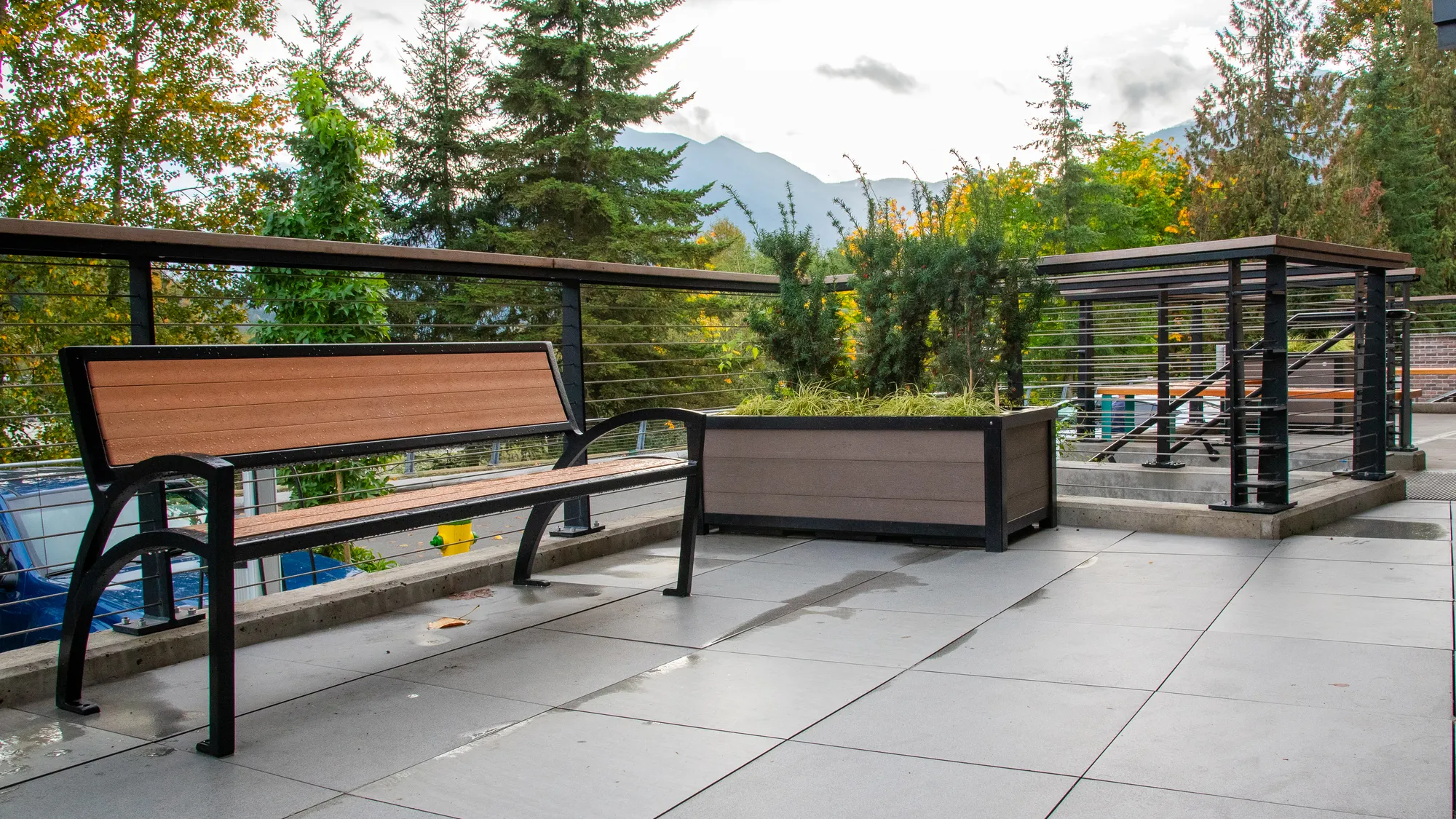 Wishbone installation in British Columbia